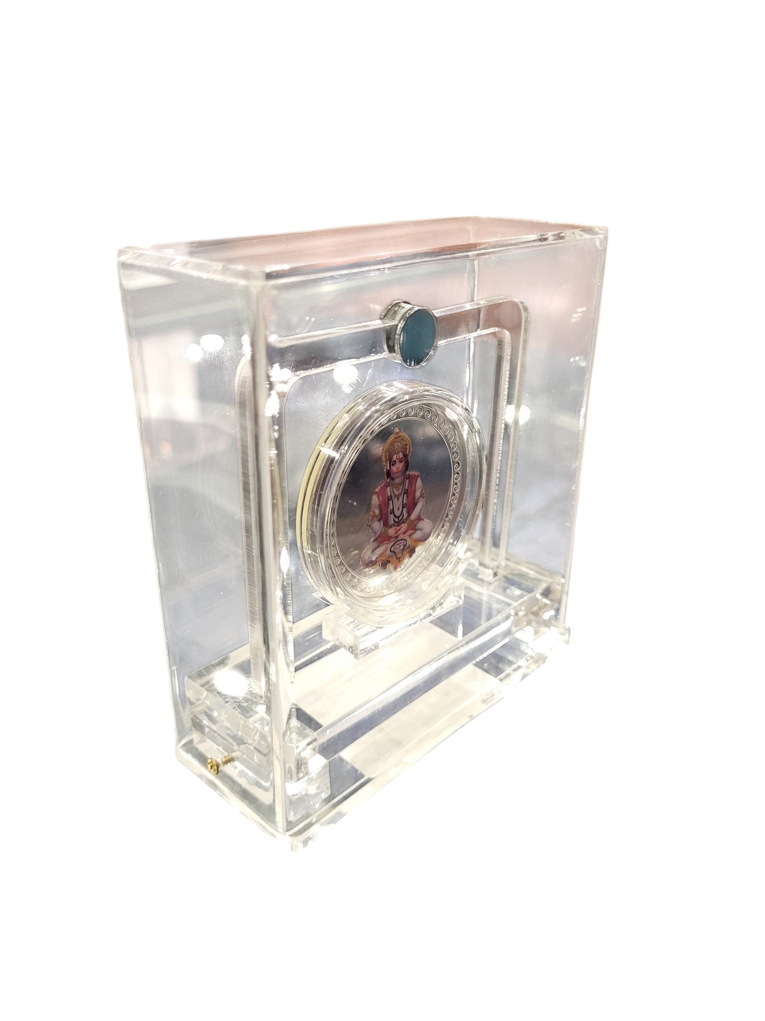 COLOUR COIN TROPHY SET IN ACRYLIC BOX HANUMAN
