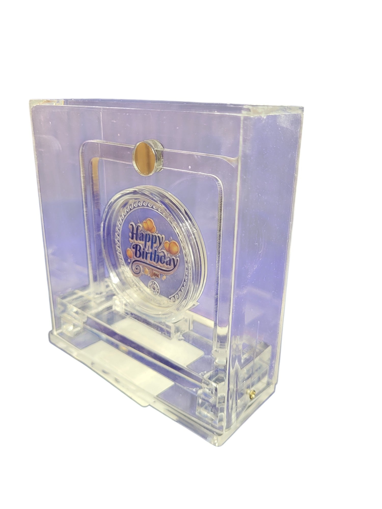 COLOUR COIN TROPHY SET IN ACRYLIC BOX HBD