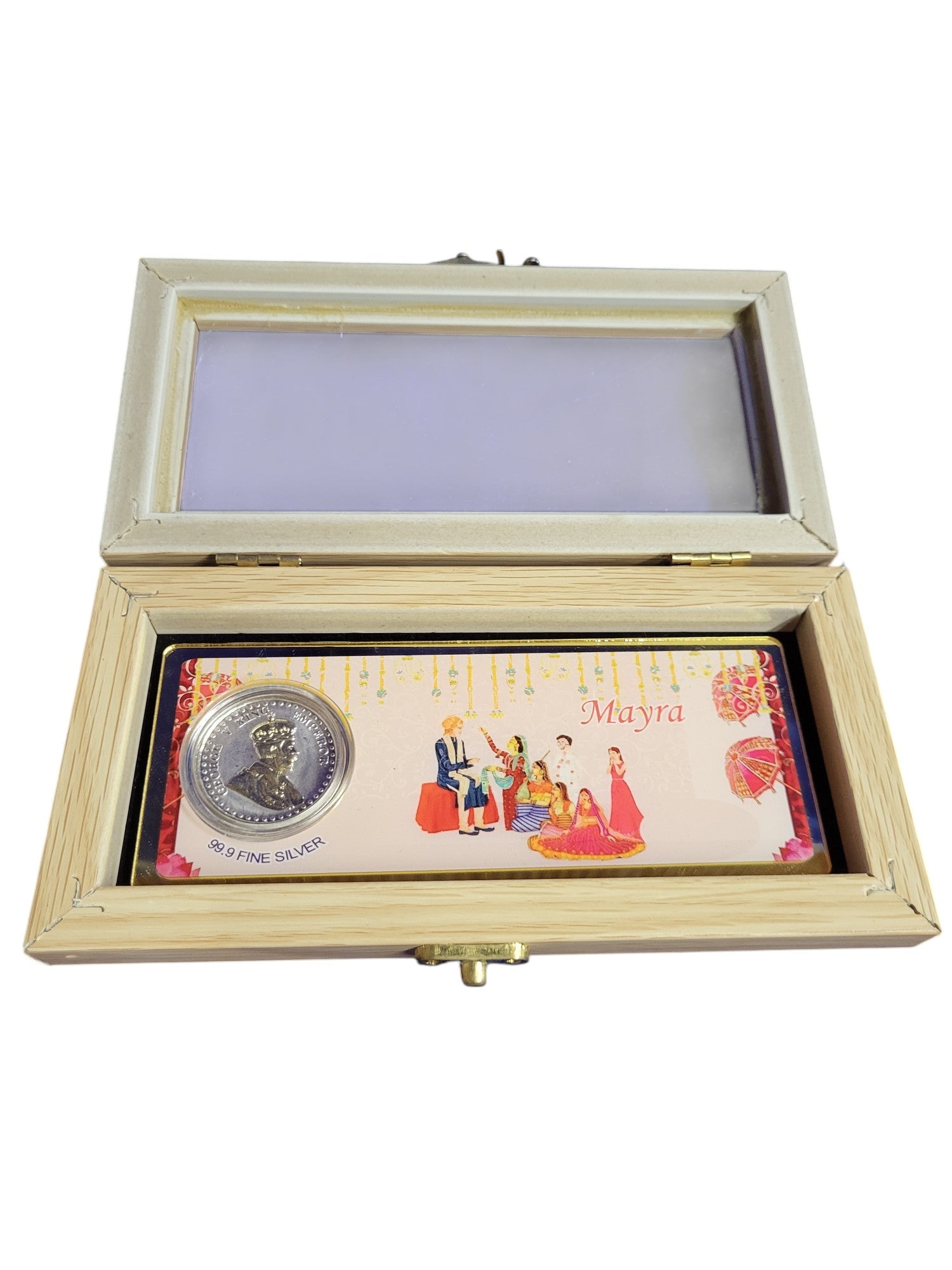 MAYARA ENVELOPE WITH WOOD BOX