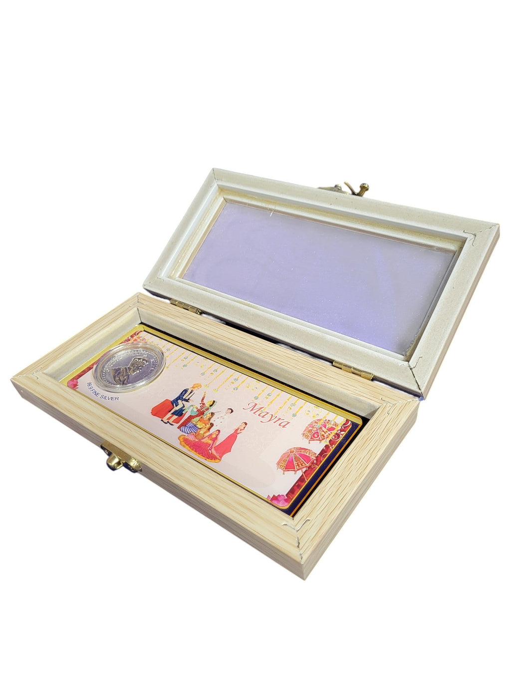 MAYARA ENVELOPE WITH WOOD BOX