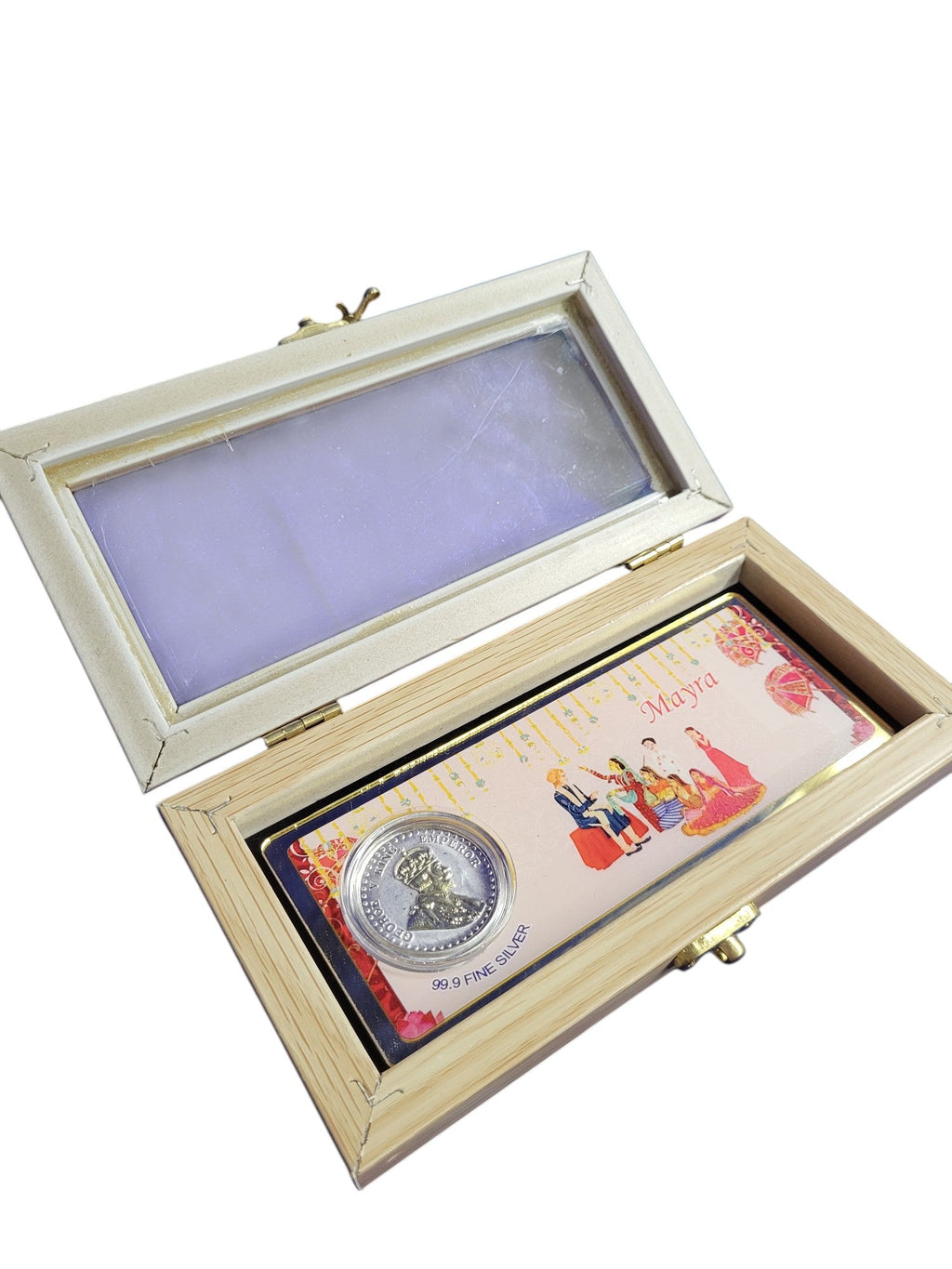 MAYARA ENVELOPE WITH WOOD BOX