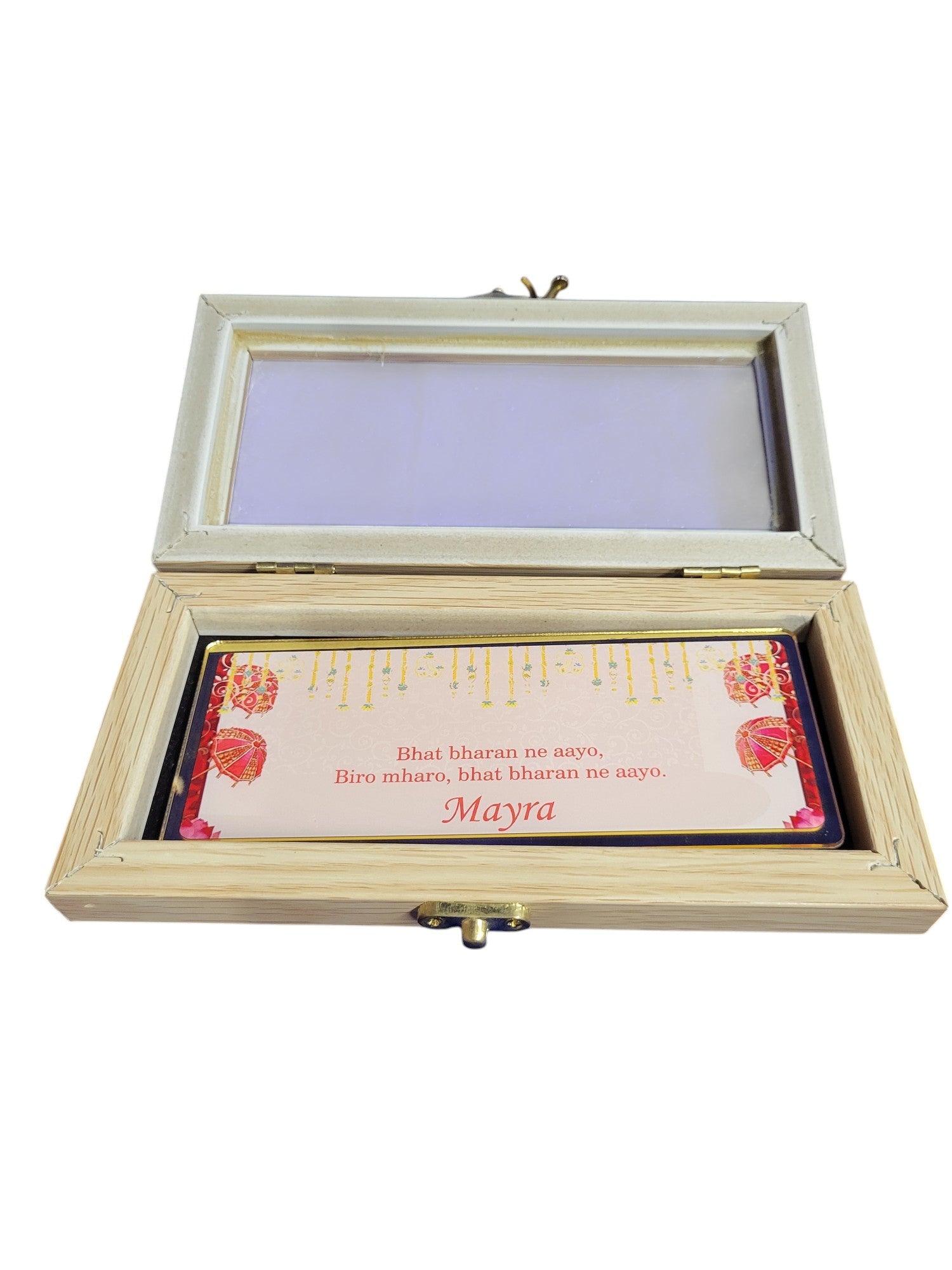 MAYARA ENVELOPE WITH WOOD BOX