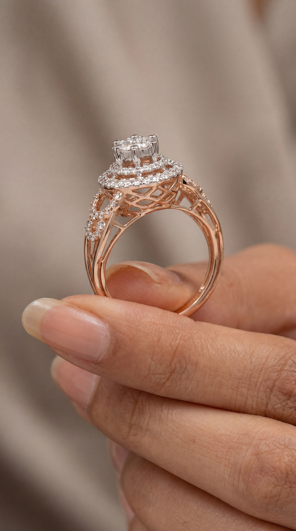 RING -LADIES -ROSEGOLD-(3)