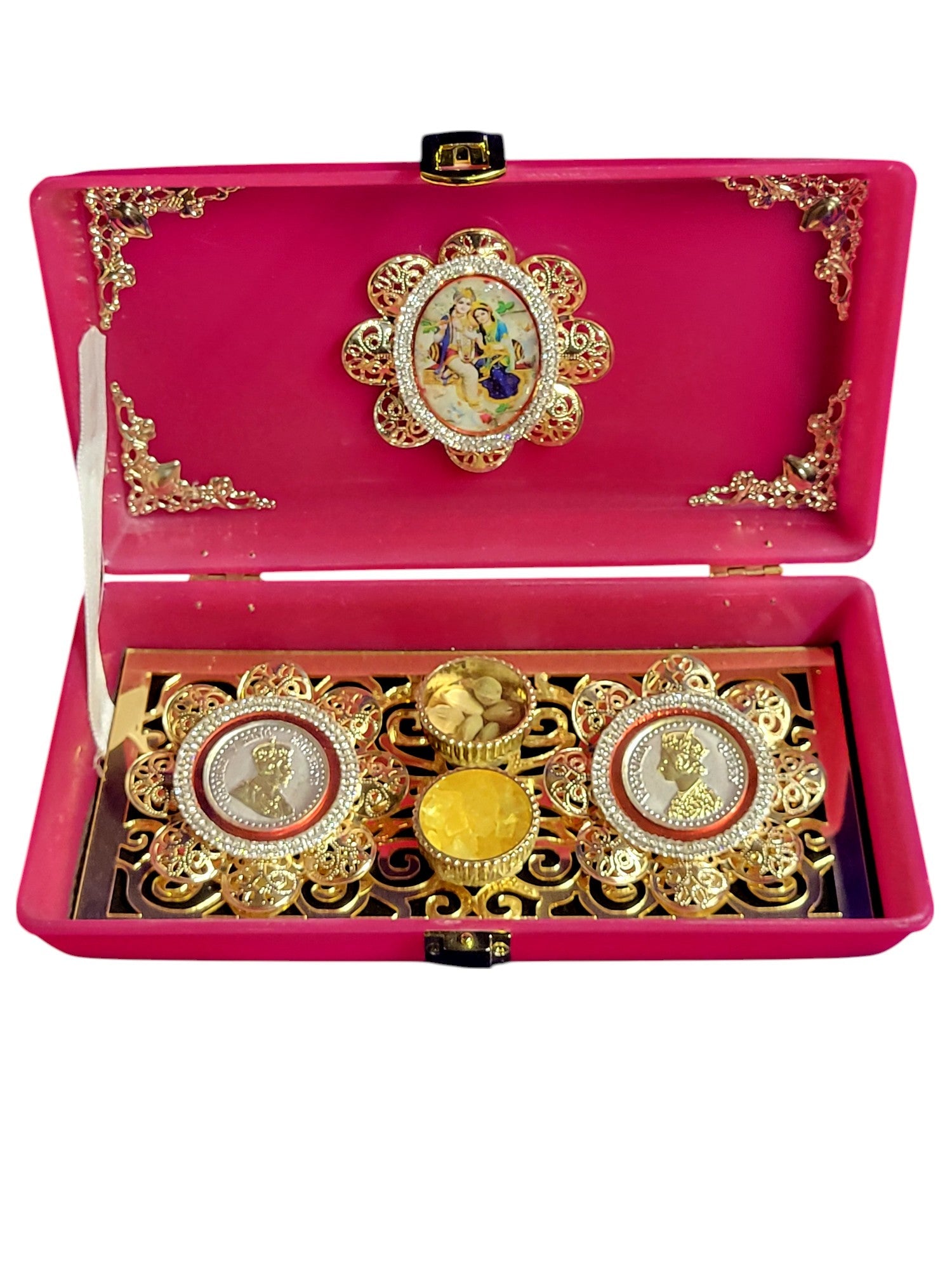 2 MINI ROUND COIN SET IN PURSE RK