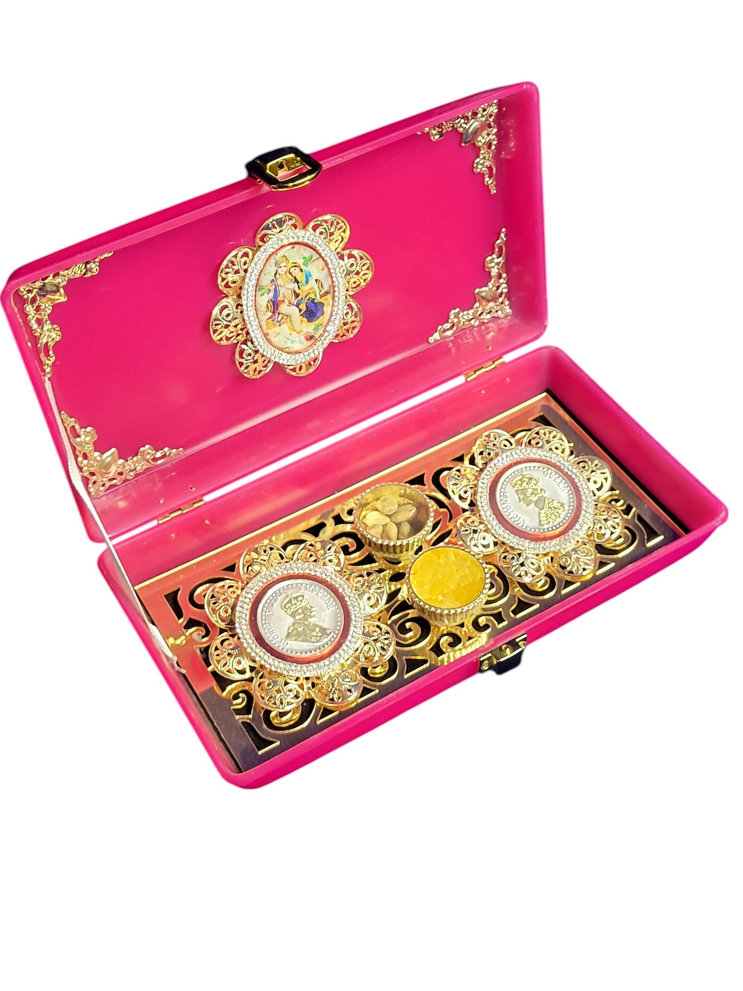 2 MINI ROUND COIN SET IN PURSE RK