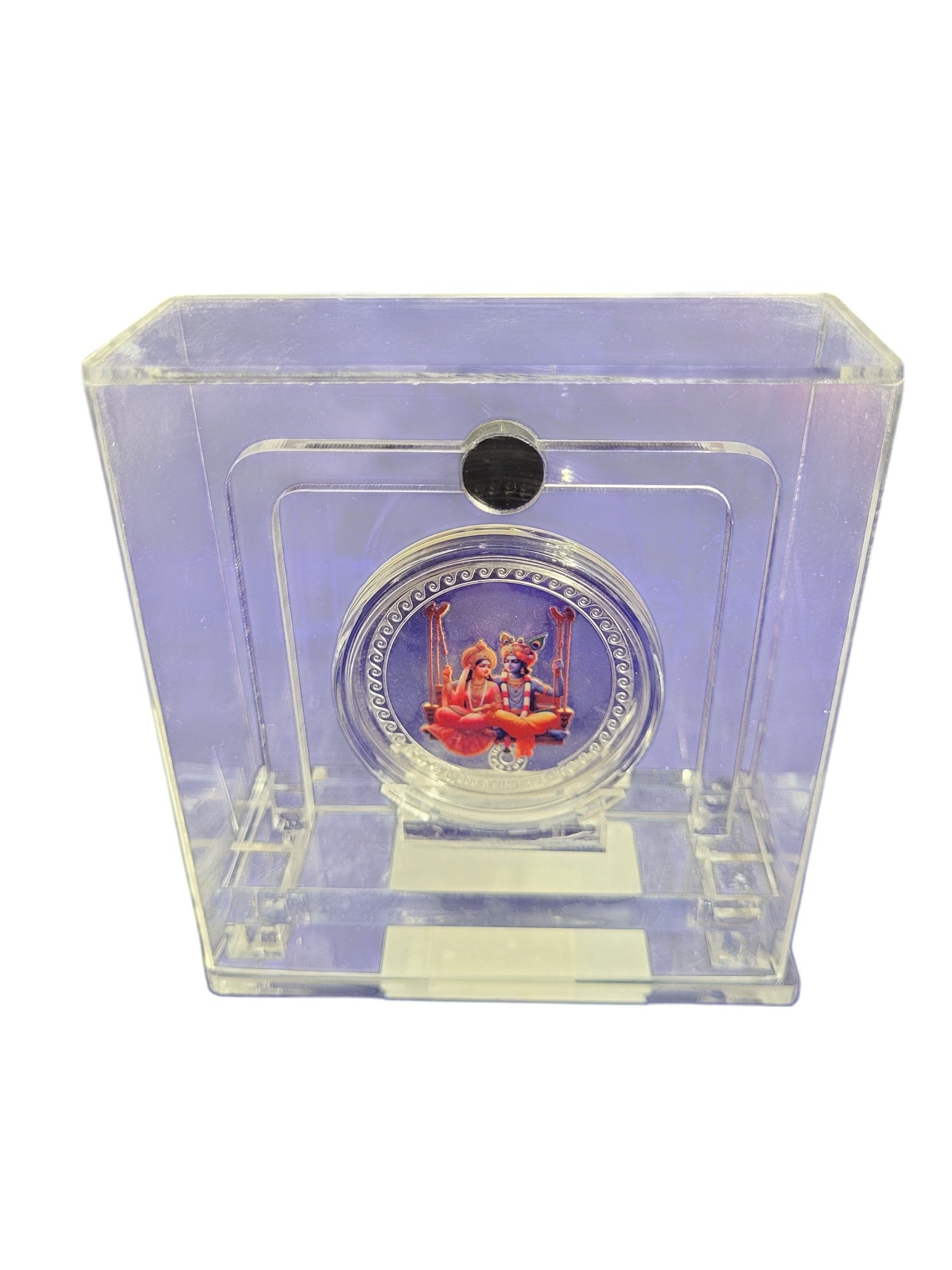COLOUR COIN TROPHY SET IN ACRYLIC BOX RK