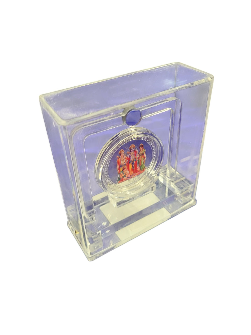 COLOUR COIN TROPHY SET IN ACRYLIC BOX RAM