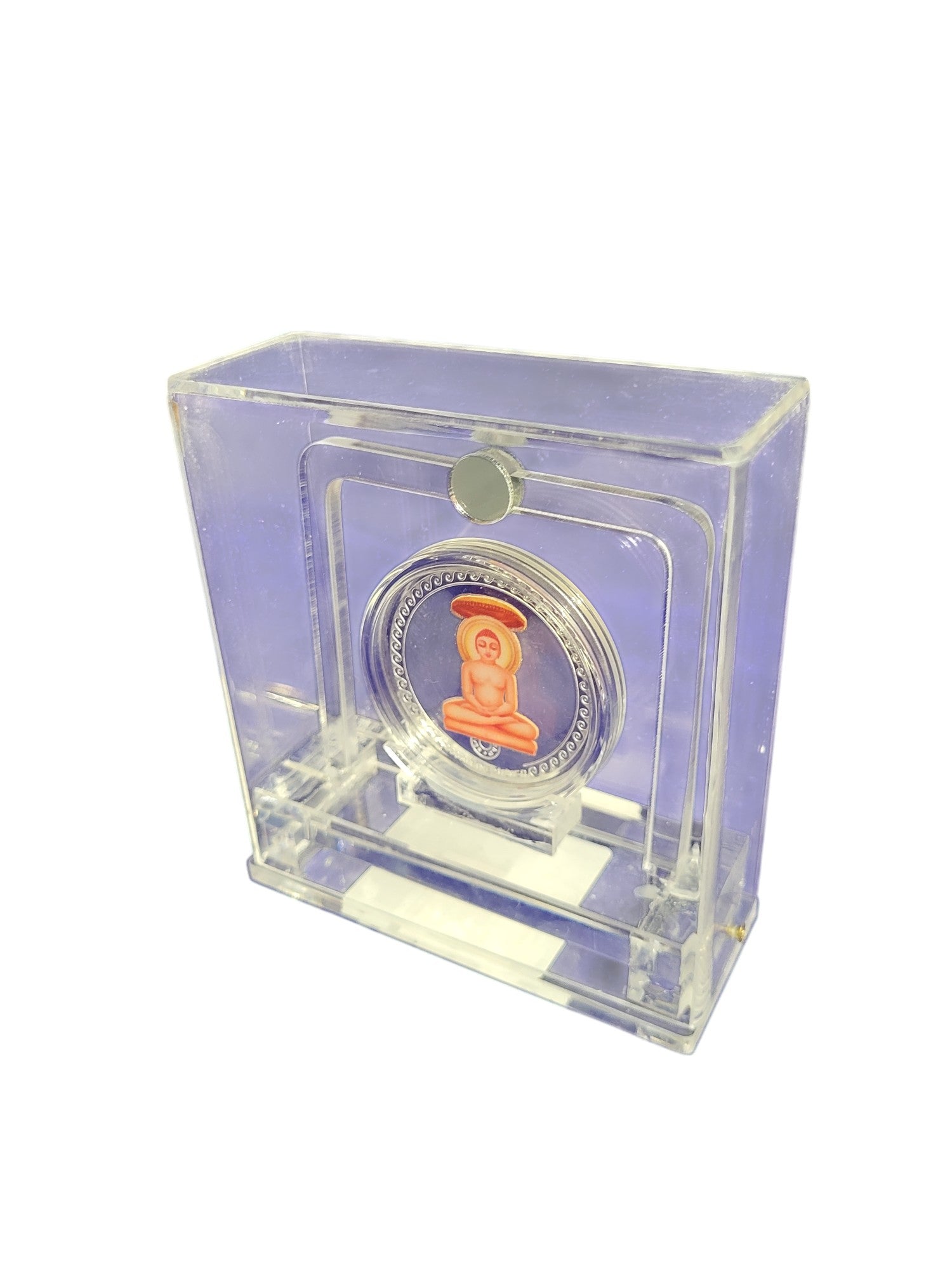 COLOUR COIN TROPHY SET IN ACRYLIC BOX MAHAVEER