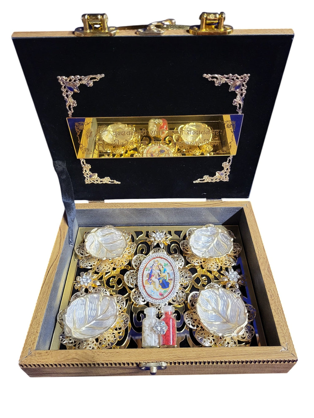 4 BOWL SET WITH COLOUR RADHA KRISHNA
