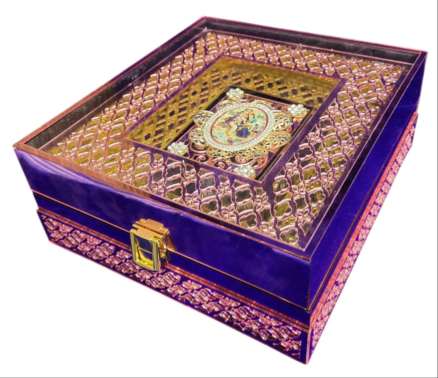 2 Bowl Set With Radha Krihna in Premium Box