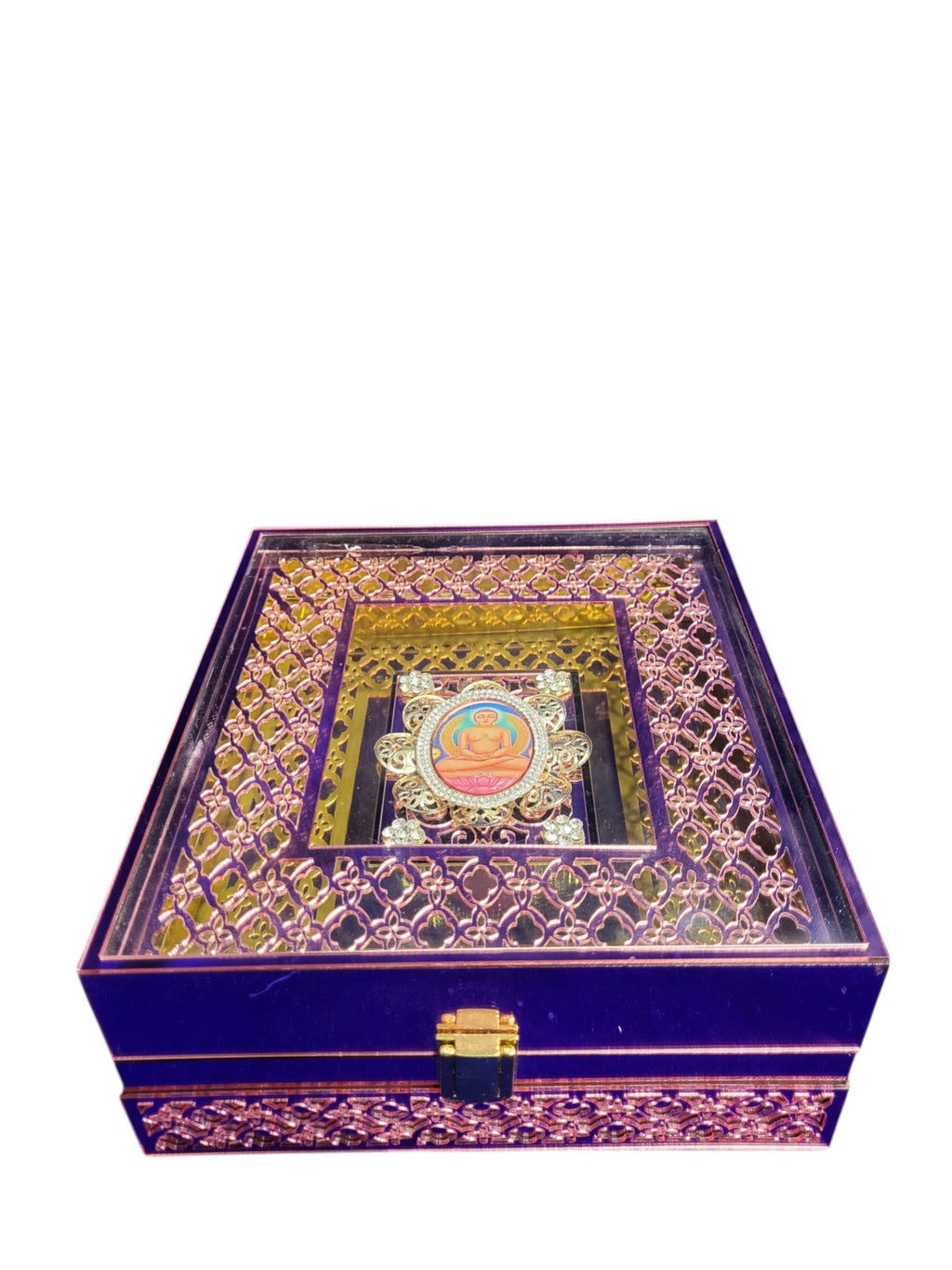 2 Bowl Set With Mahavir Swami & Namokar Mantra Set in Premium Box