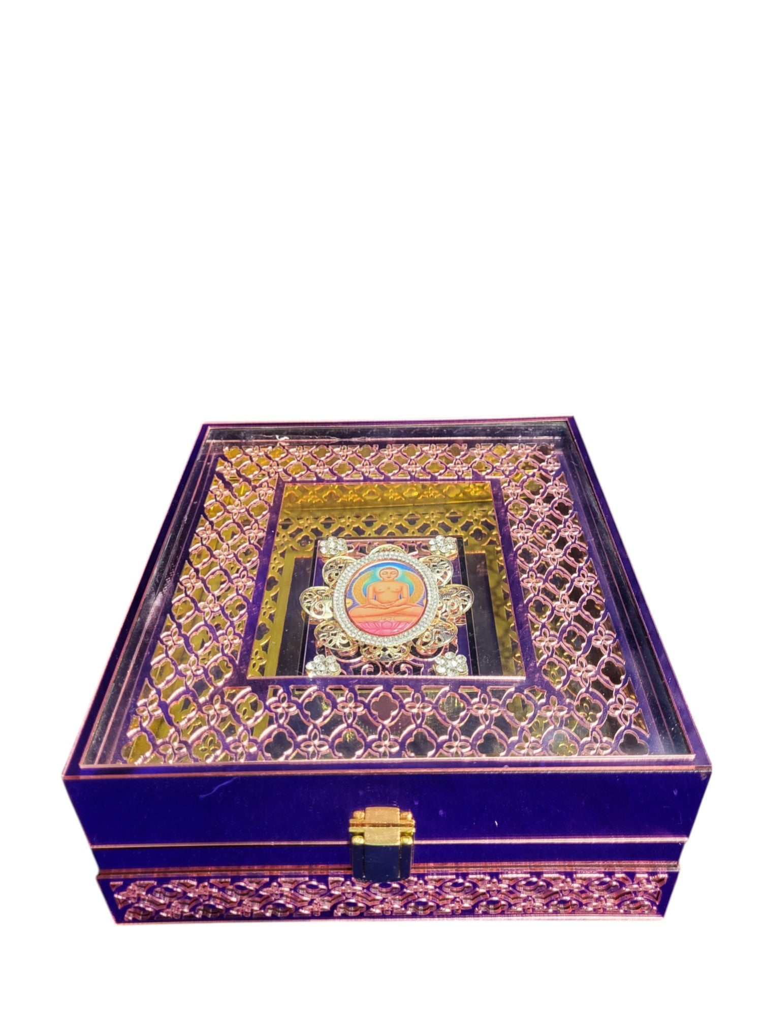 2 Bowl Set With Mahavir Swami & Namokar Mantra Set in Premium Box