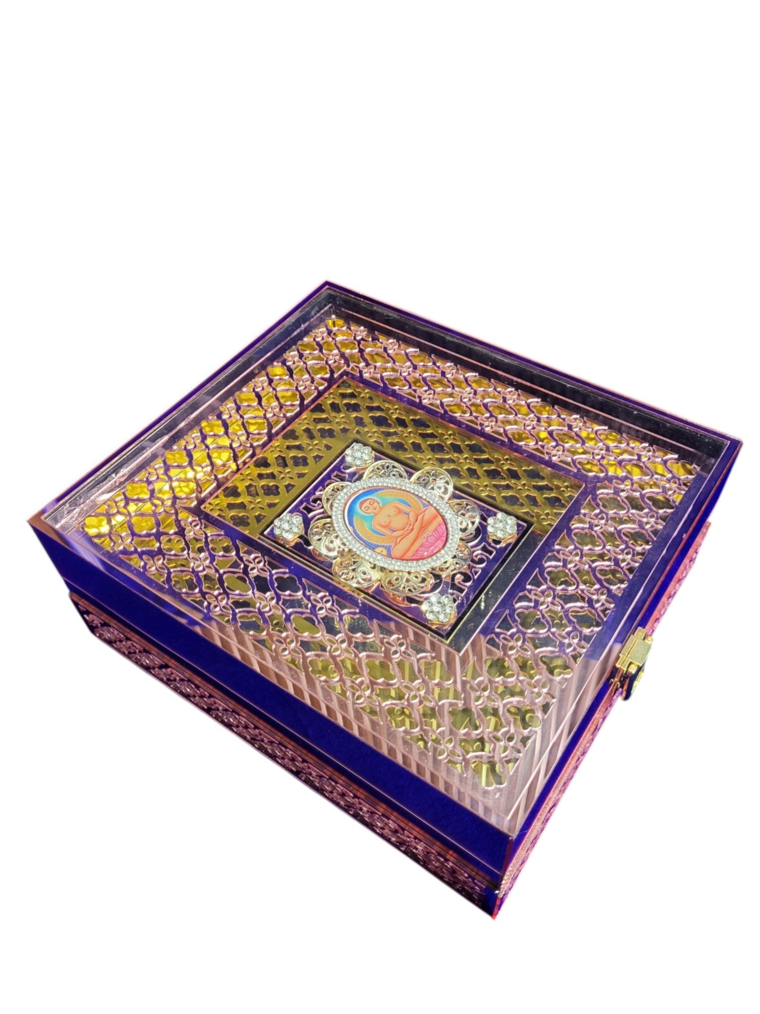 2 Bowl Set With Mahavir Swami & Namokar Mantra Set in Premium Box