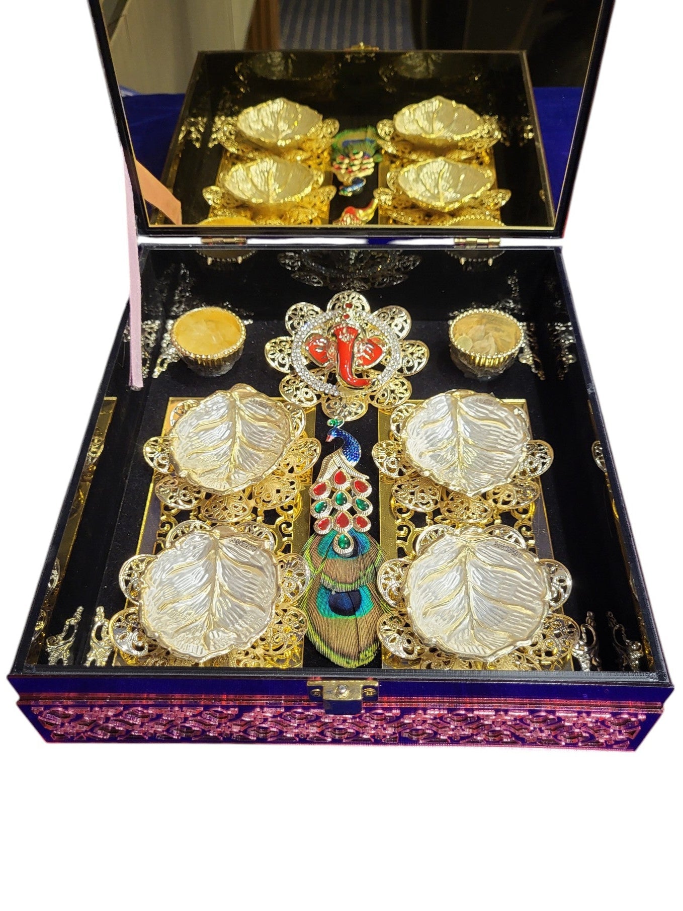2 Bowl Set With GANESHJI in Premium Box