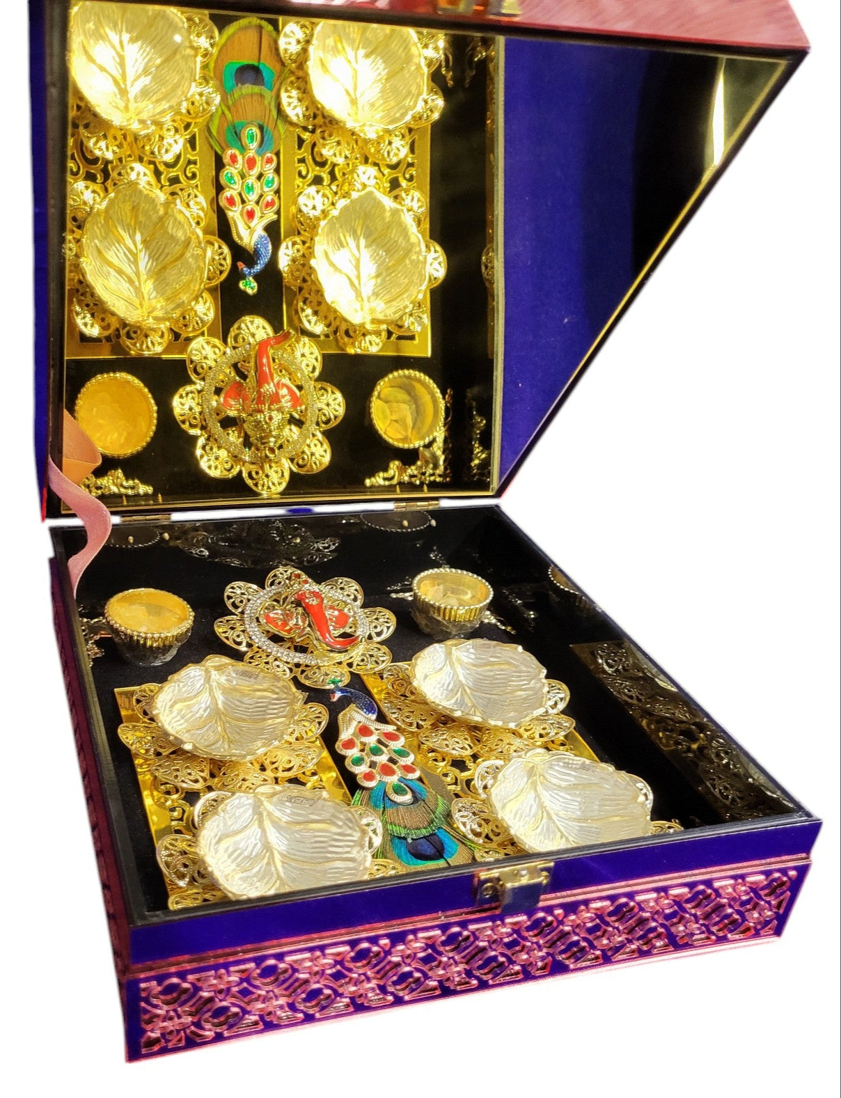 2 Bowl Set With Radha Krihna in Premium Box