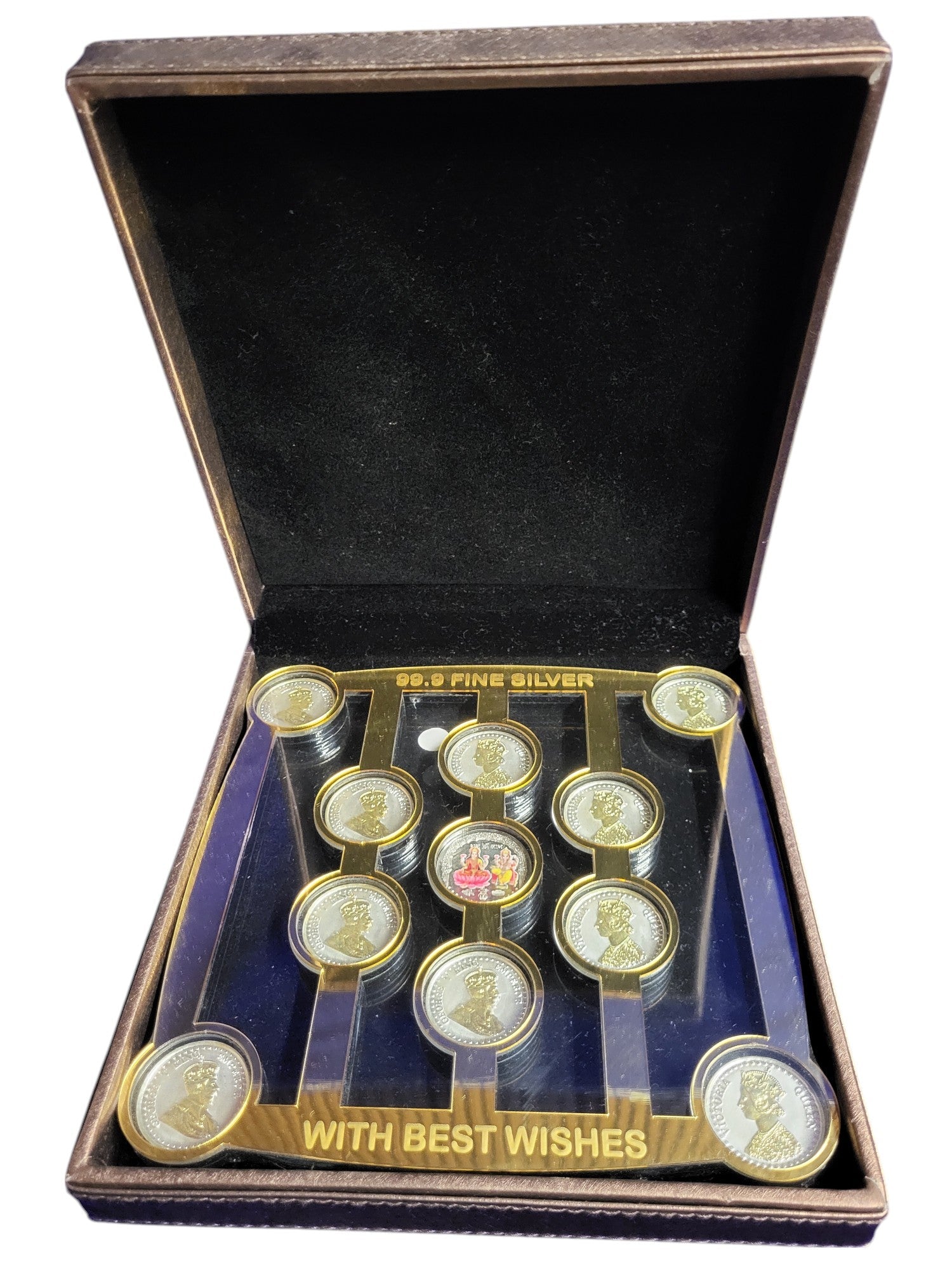 11 COINS PLATTER BEST WISHES