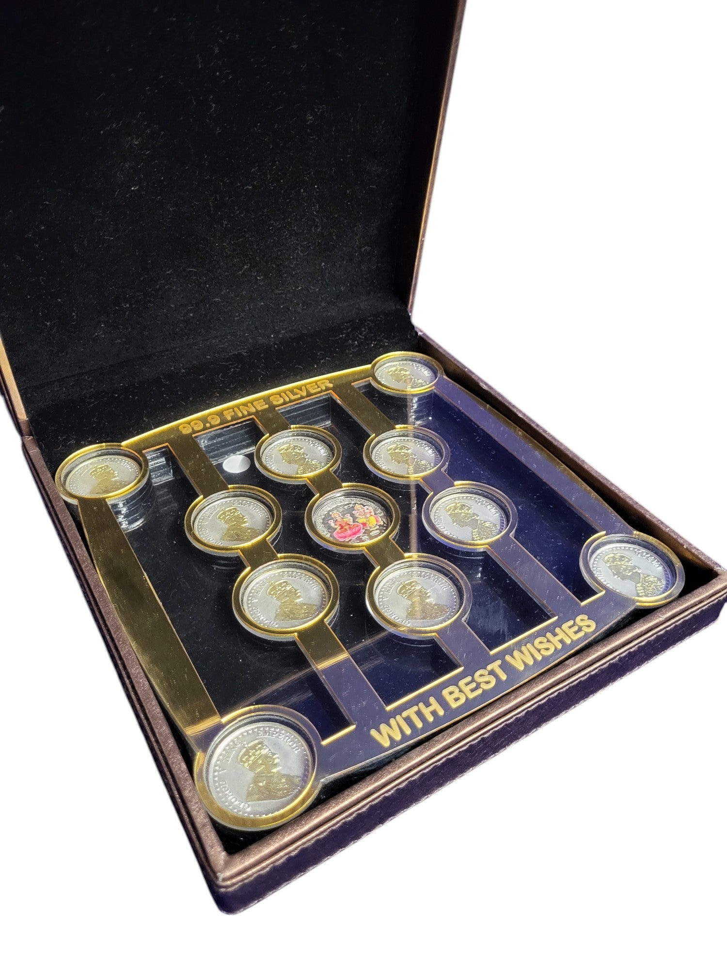 11 COINS PLATTER BEST WISHES