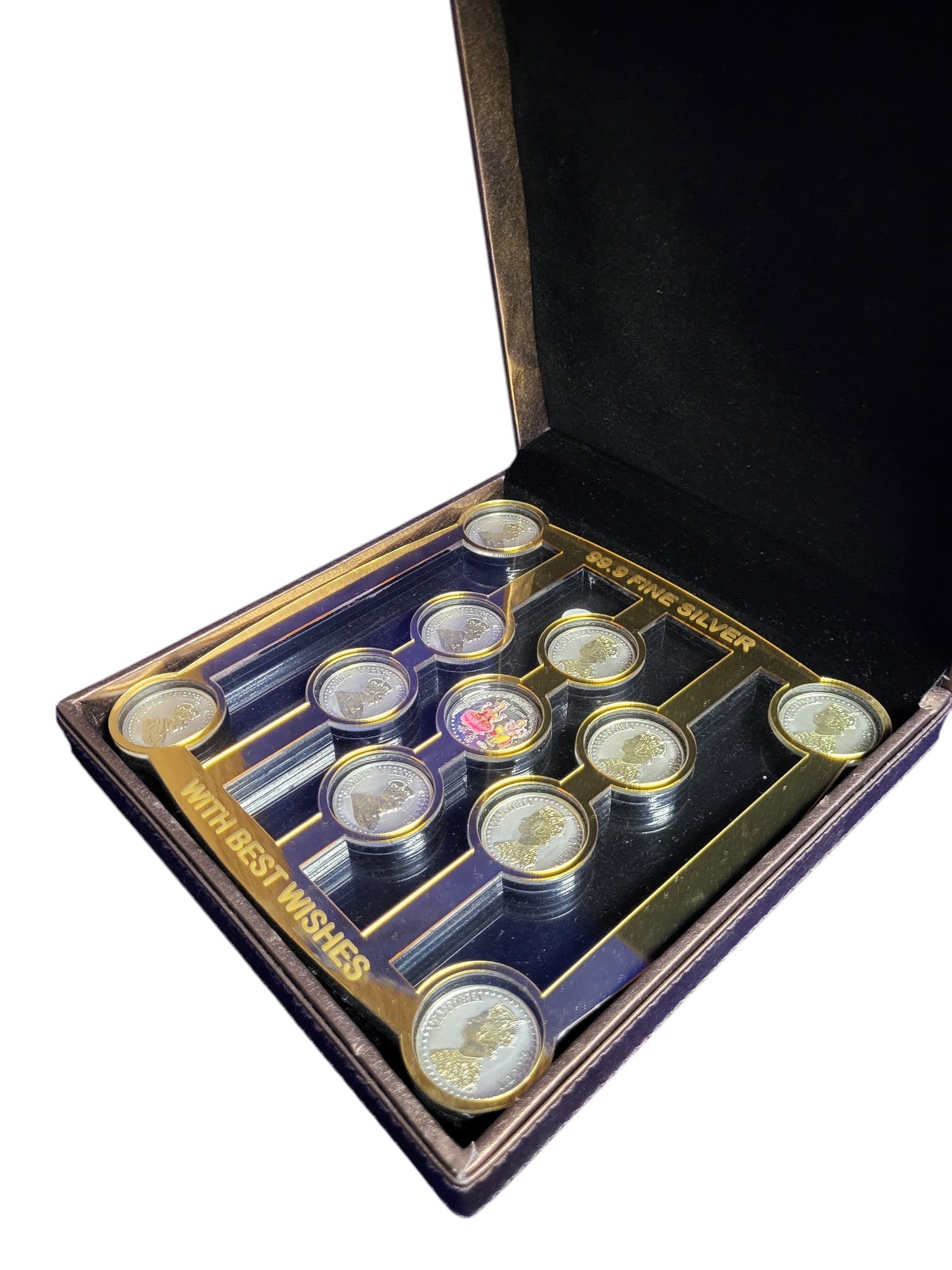 11 COINS PLATTER BEST WISHES