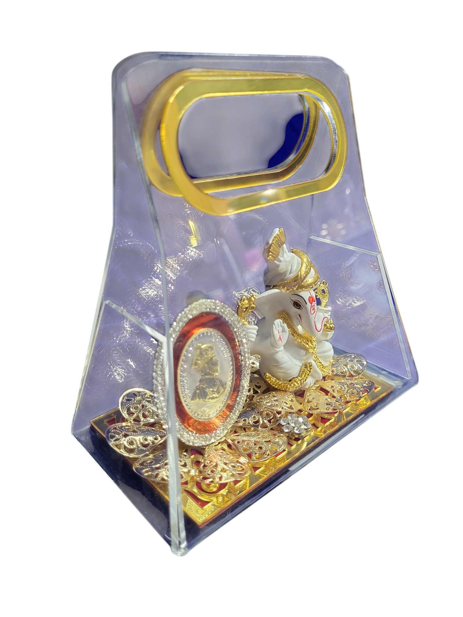 ONE COIN SET WITH GANESHA IN ACRYLIC BAG