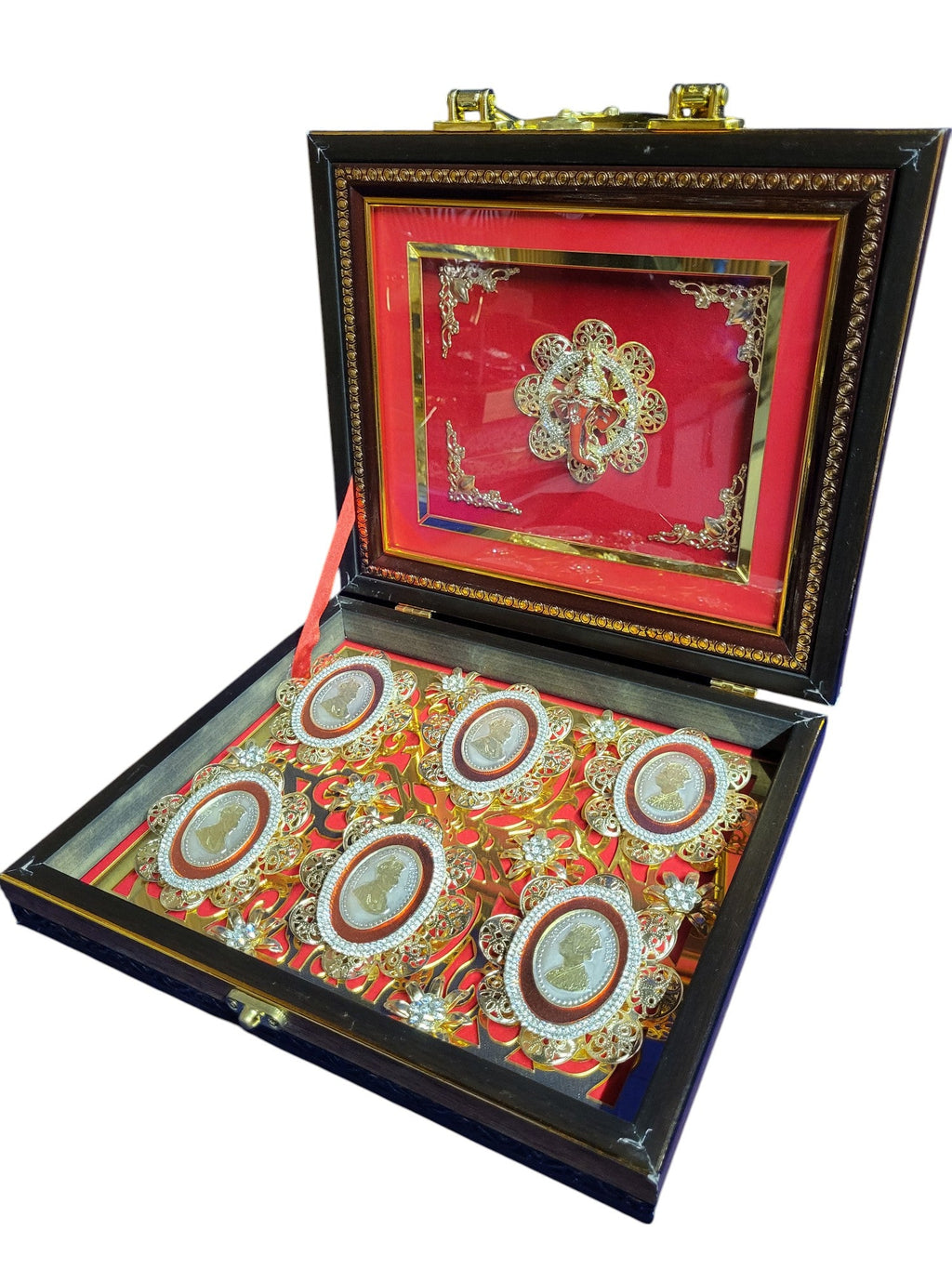 6 MINI COIN JUMBO ATECHI SET WITH GANESHJI