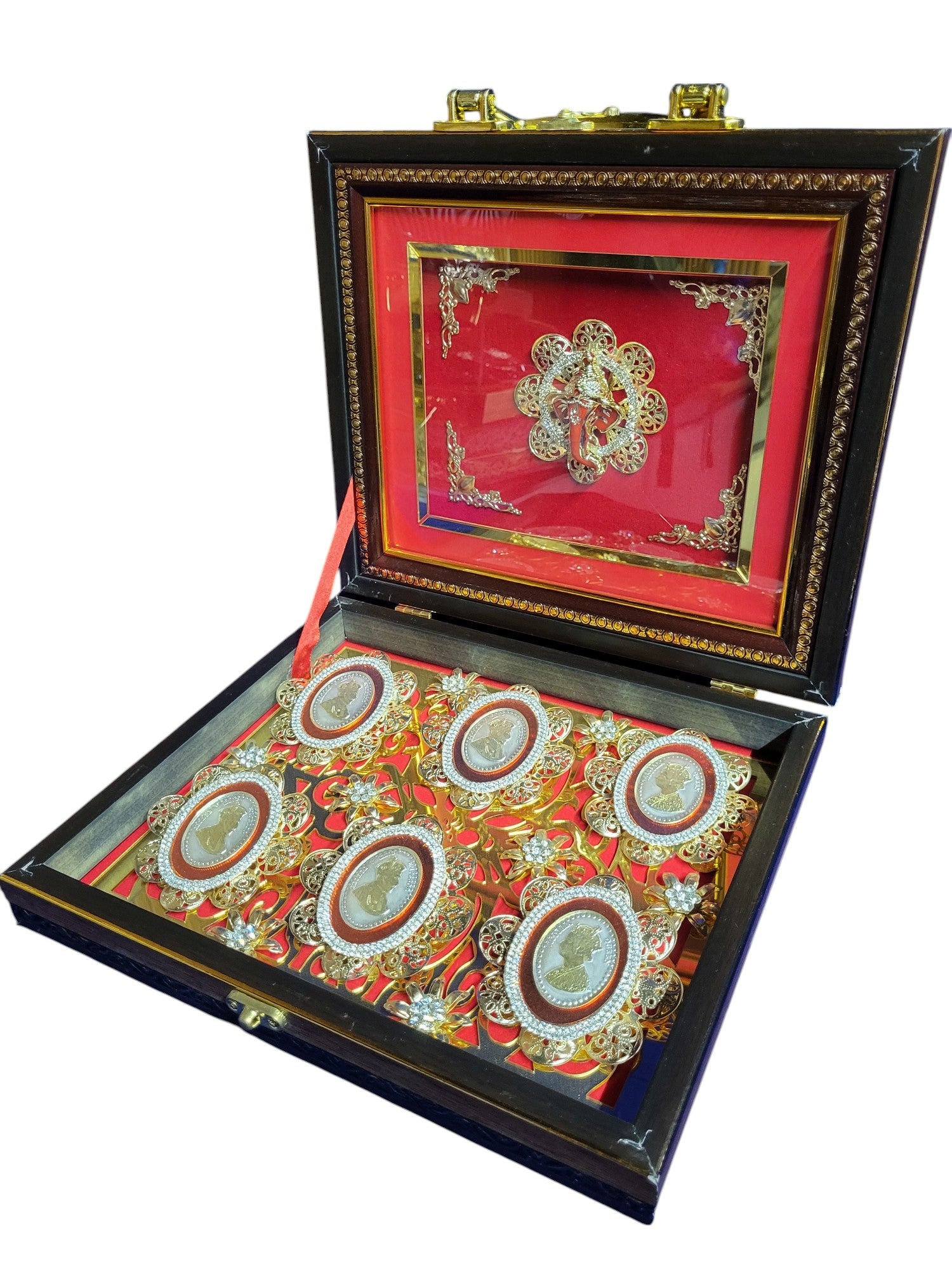 6 MINI COIN JUMBO ATECHI SET WITH GANESHJI