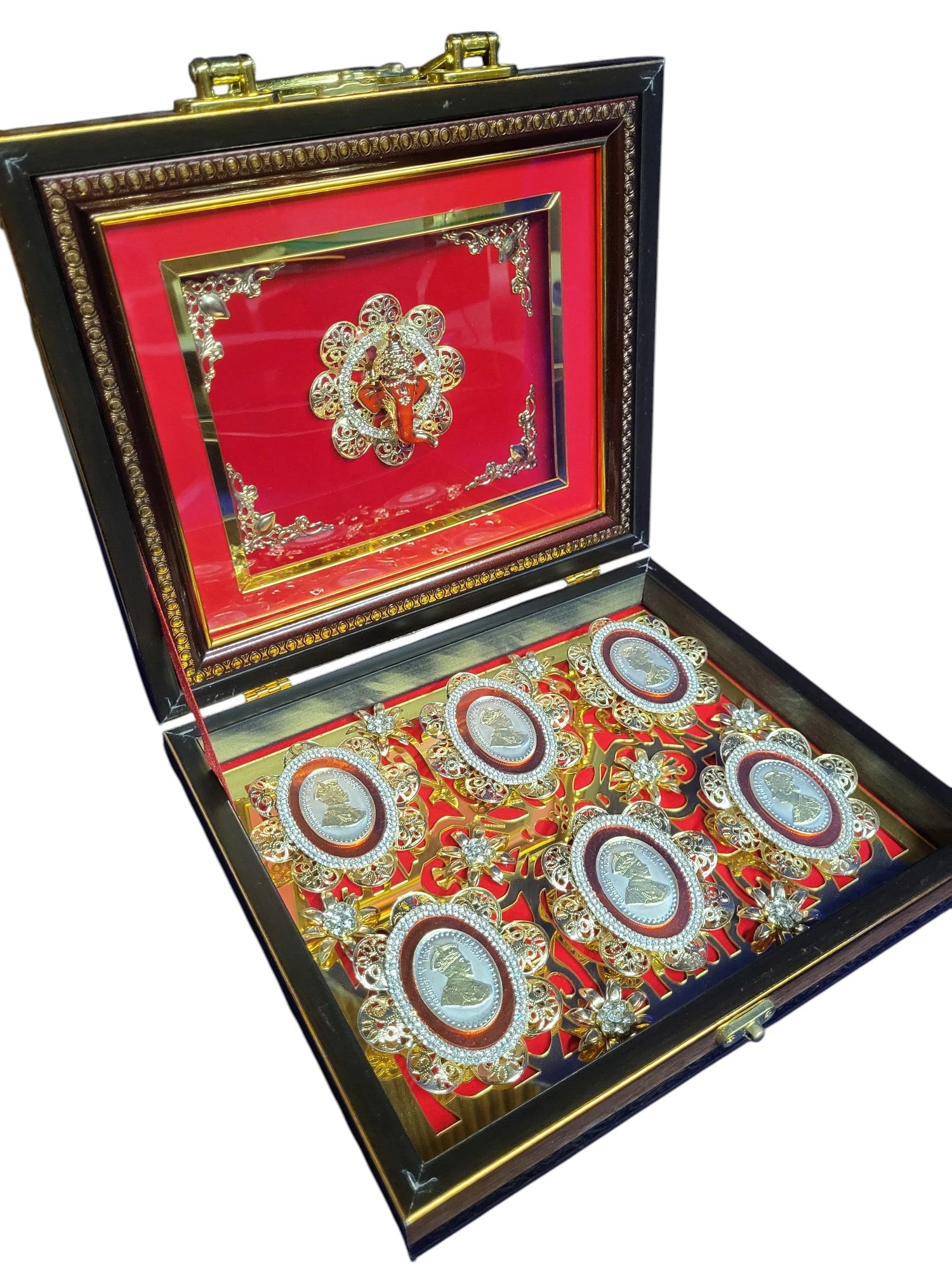 6 MINI COIN JUMBO ATECHI SET WITH GANESHJI