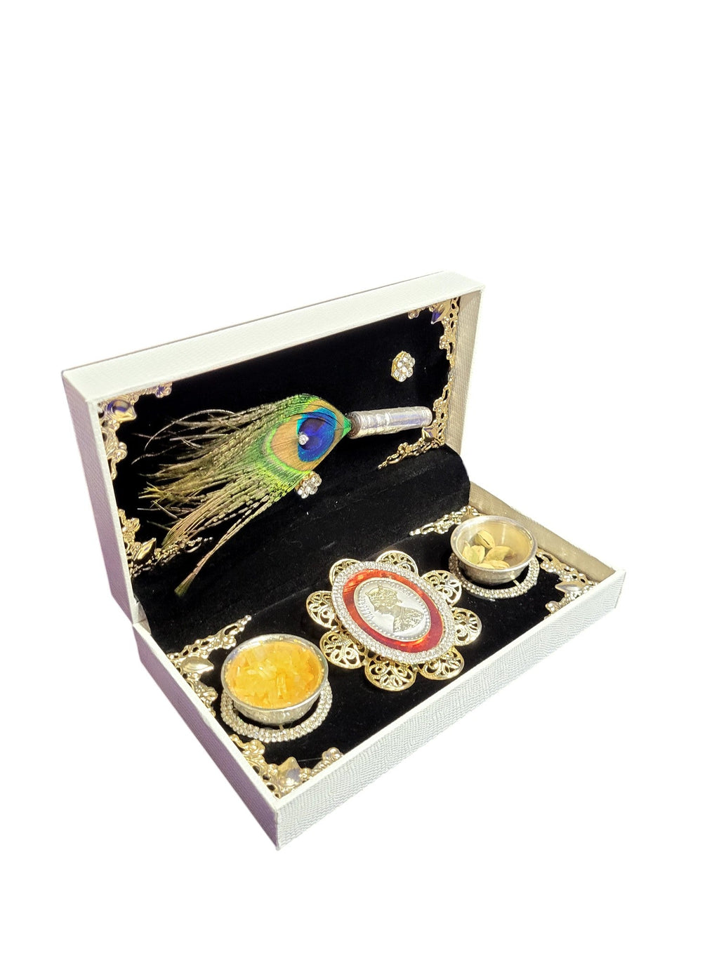 2 KATORI SET WITH R.K. COIN & MAYUR CHADI IN FUSION BOX
