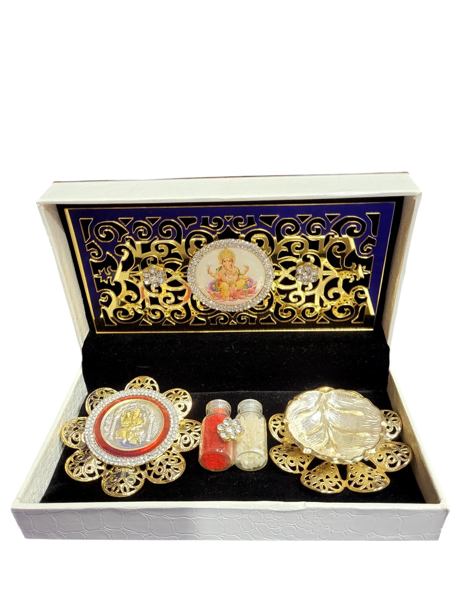 MEDIUM G/J BOWL WITH GANESHA COIN IN FUSION BOX