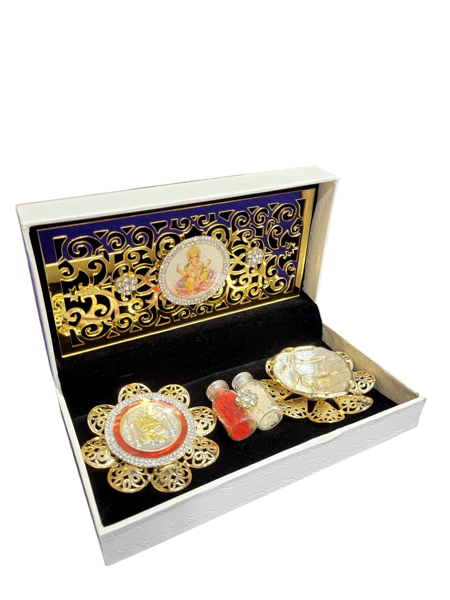 MEDIUM G/J BOWL WITH GANESHA COIN IN FUSION BOX