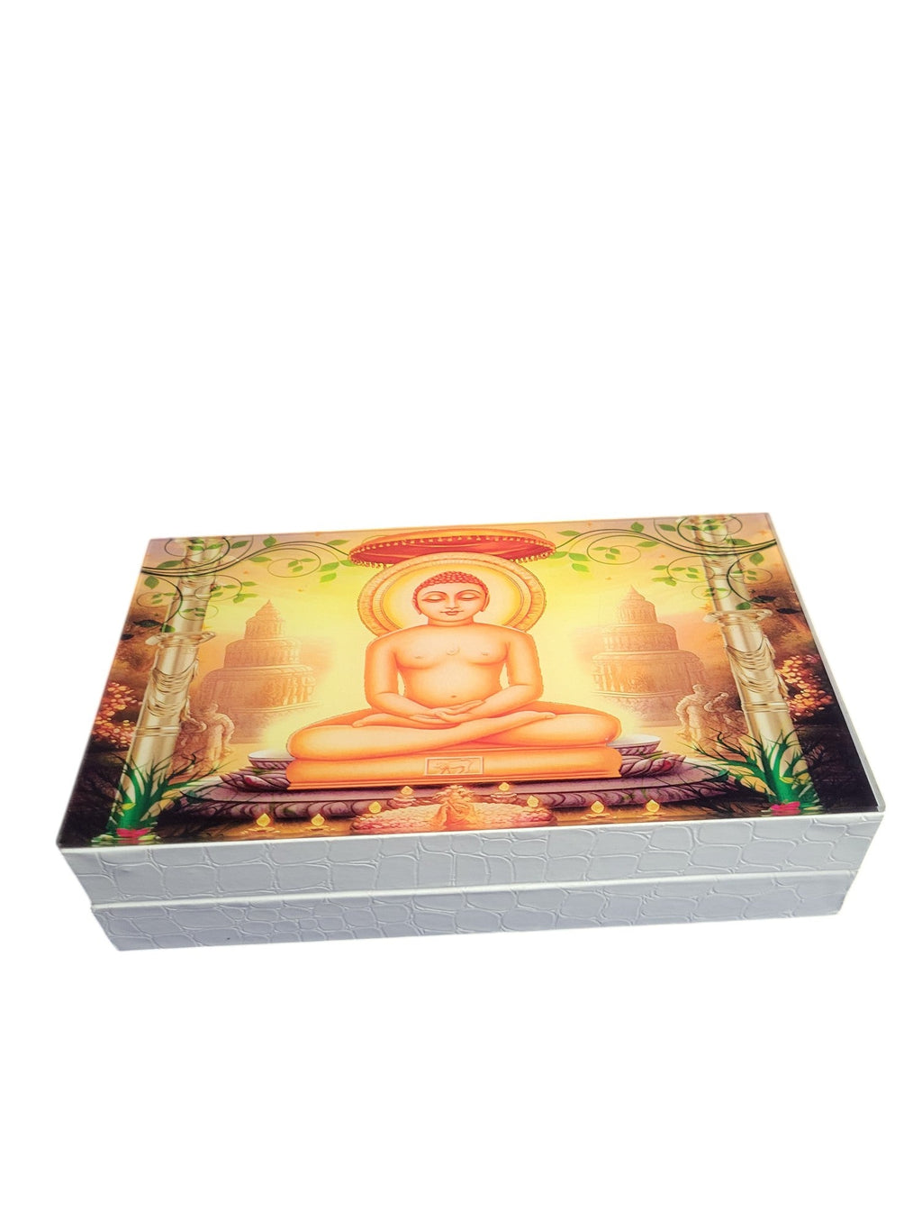 BIG COIN SET WITH MAHAVIR SWAMI PICTURE IN FUSION BOX