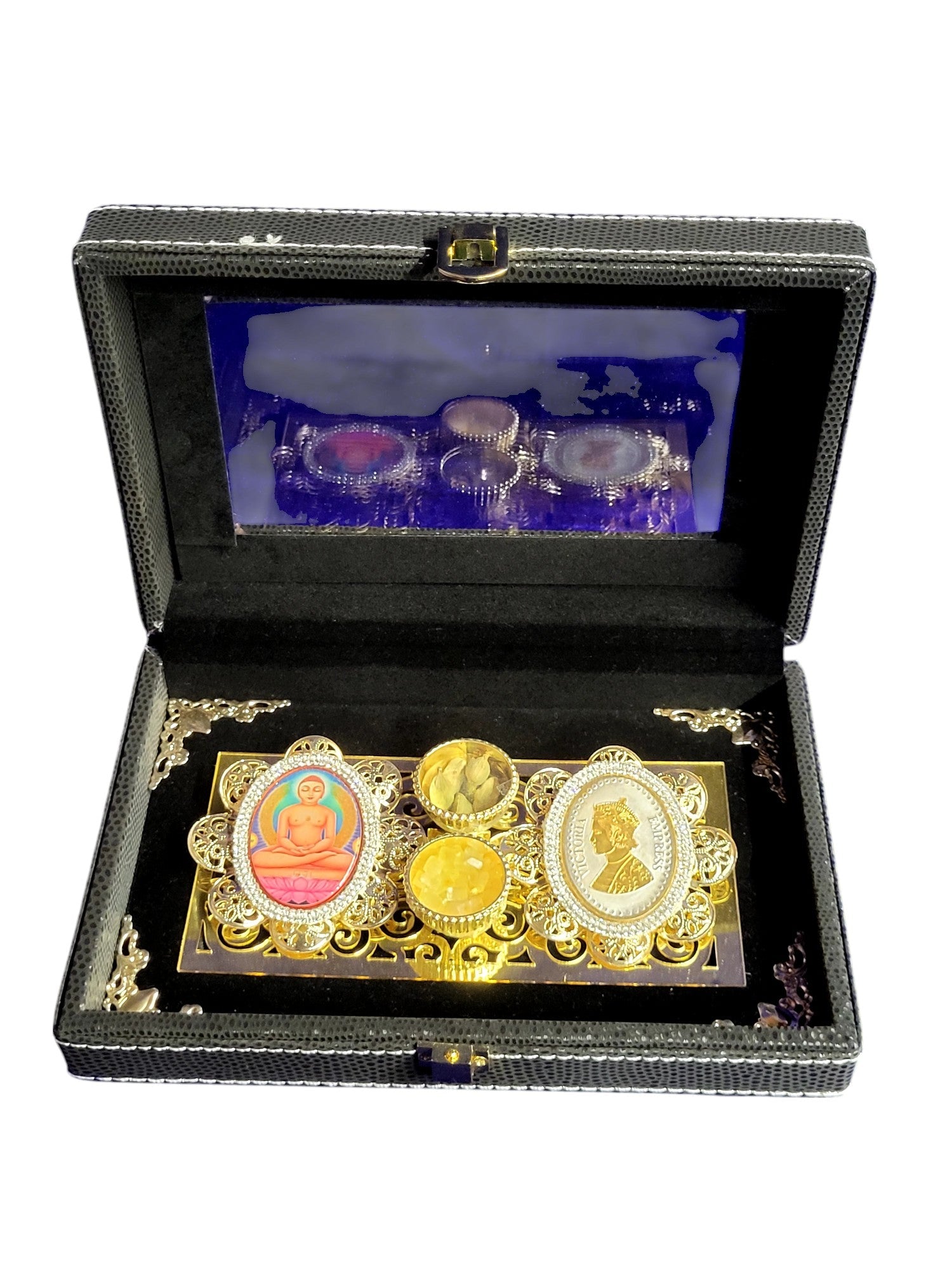 BIGCOIN SET WITH MAHAVIR SWAMI PICTURE IN TRANSPARENT