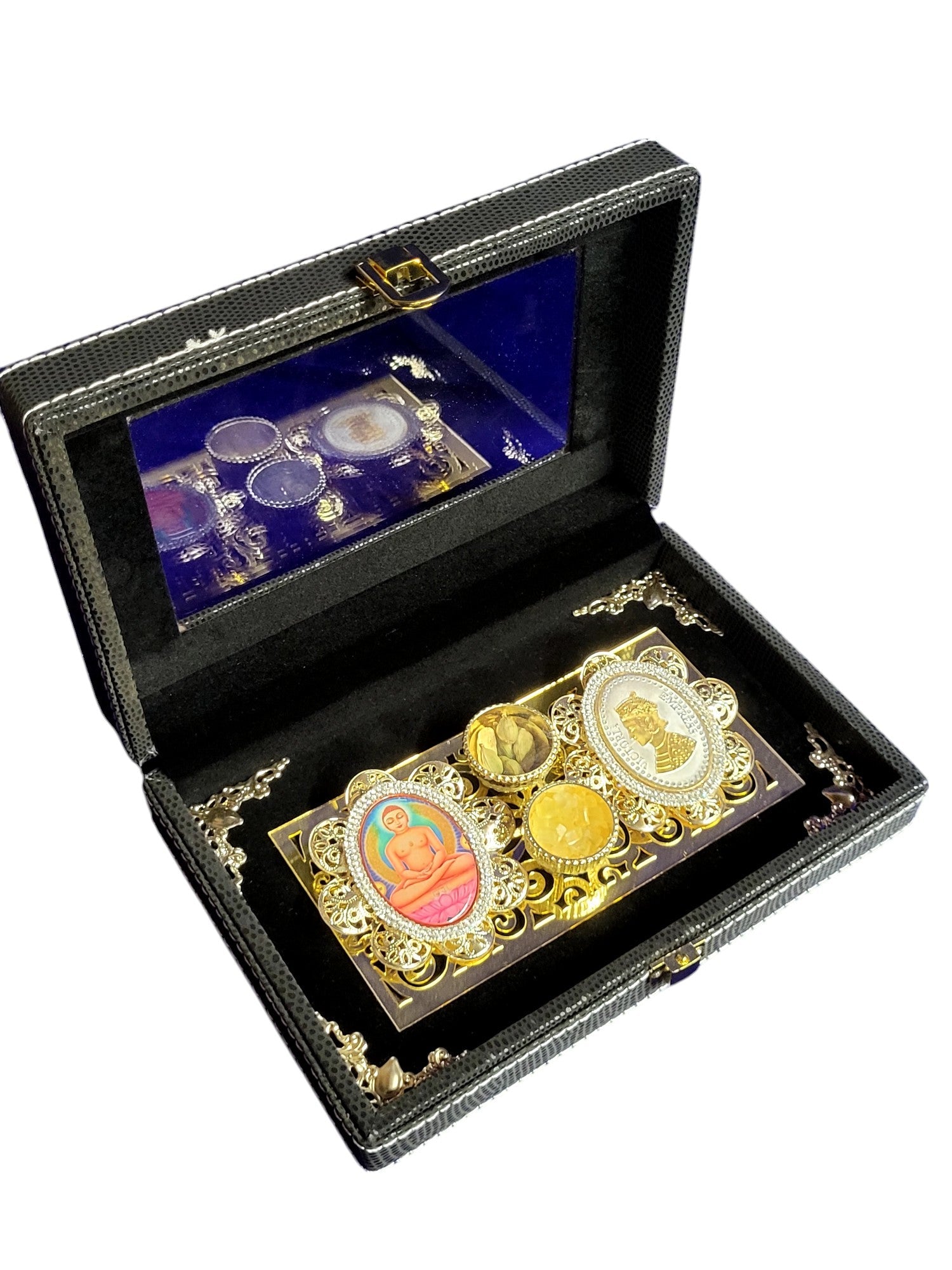 BIGCOIN SET WITH MAHAVIR SWAMI PICTURE IN TRANSPARENT