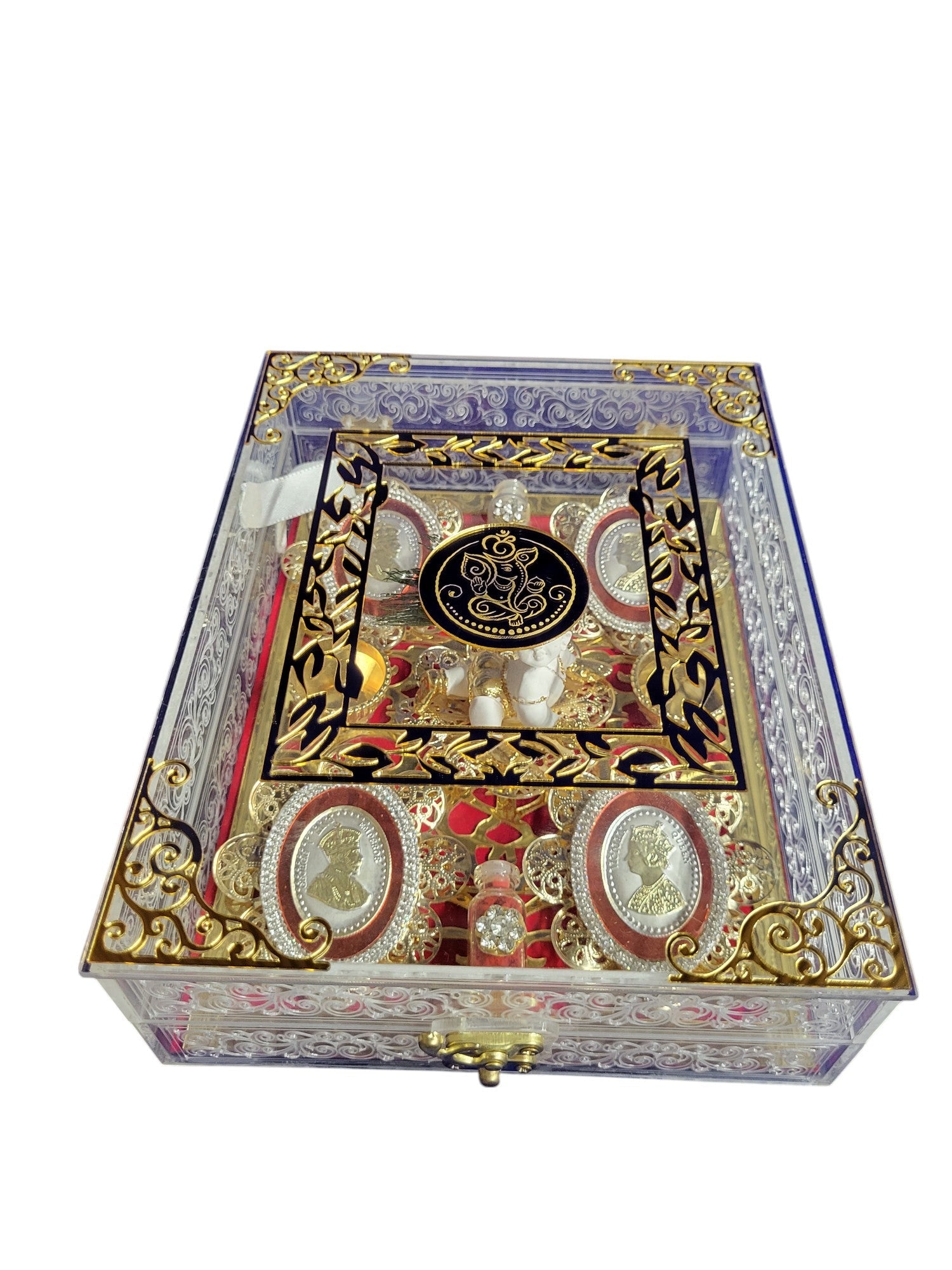 4 COIN SET WITH BAL GOPAL IN ACRYLIC BOX