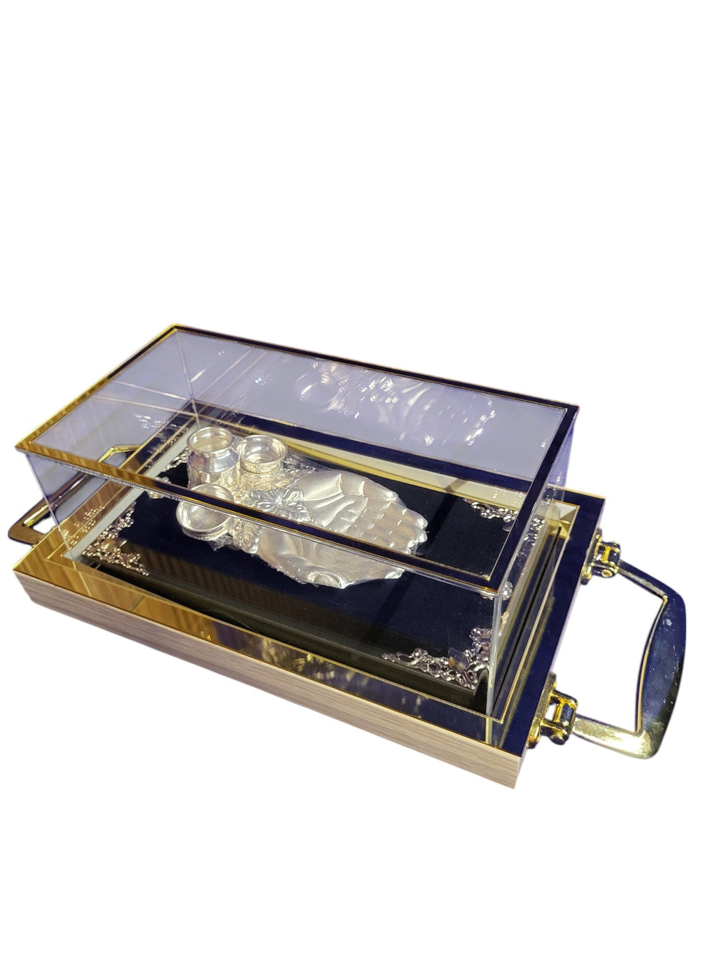 HAND SHAPE TILAK AARTA PLATE SET