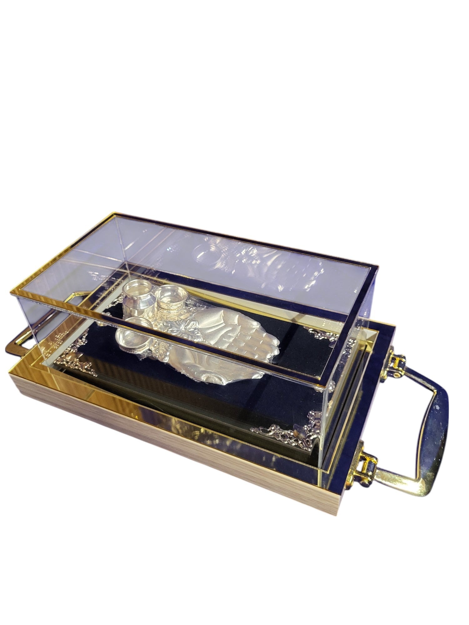 HAND SHAPE TILAK AARTA PLATE SET