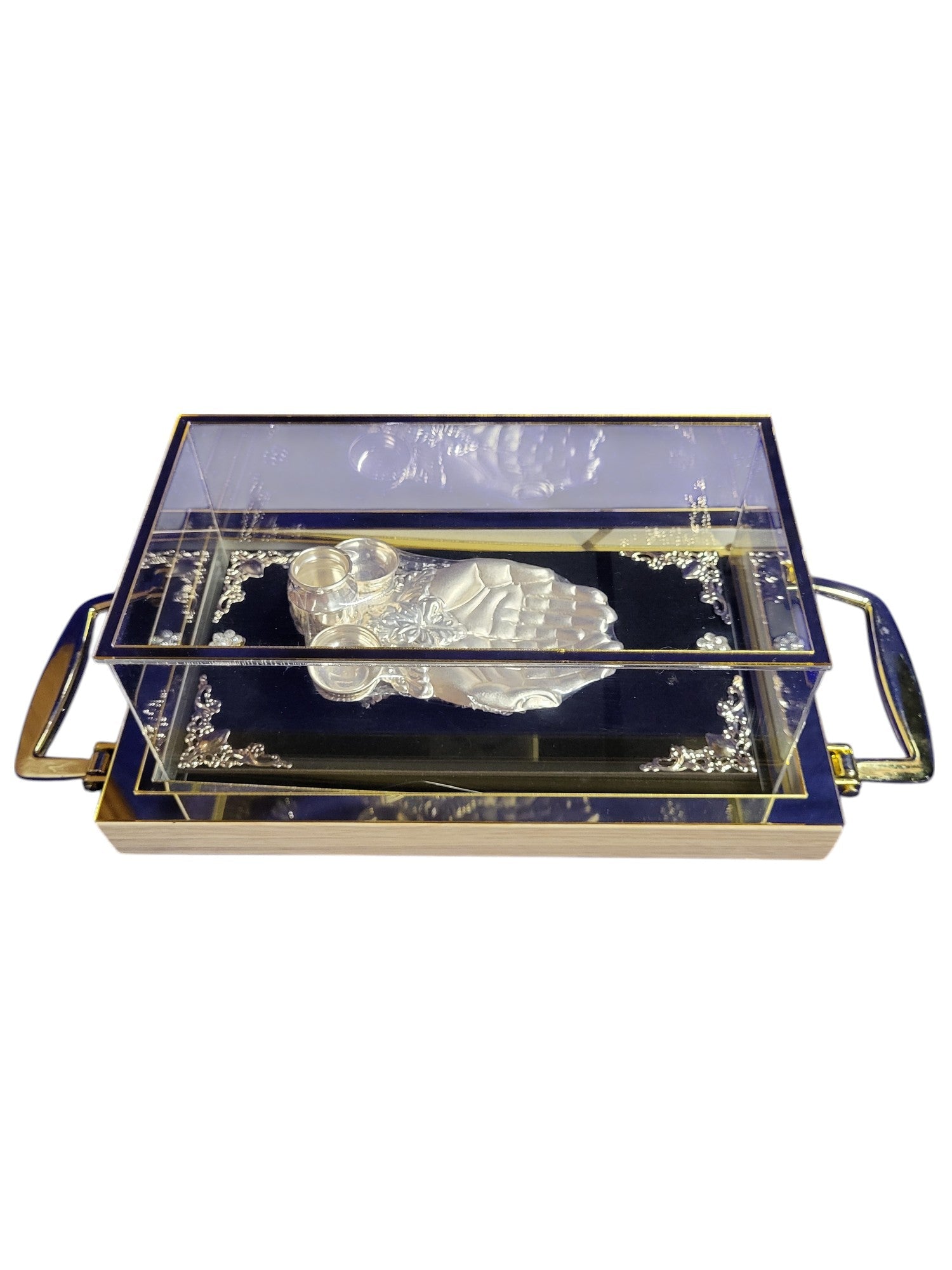 HAND SHAPE TILAK AARTA PLATE SET