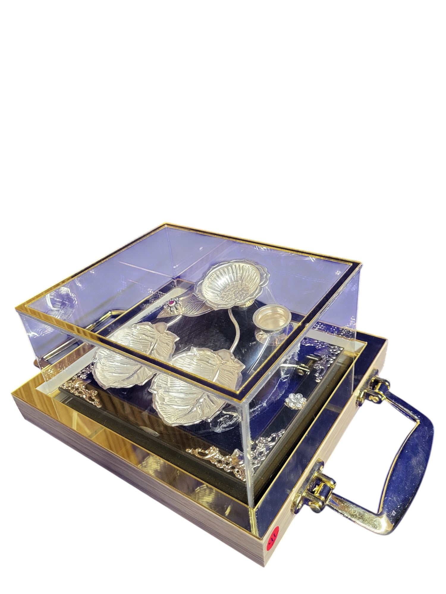 2 ANTIQUE LEAF FRUIT BOWL SET WITH COLOUR MEENA SET"