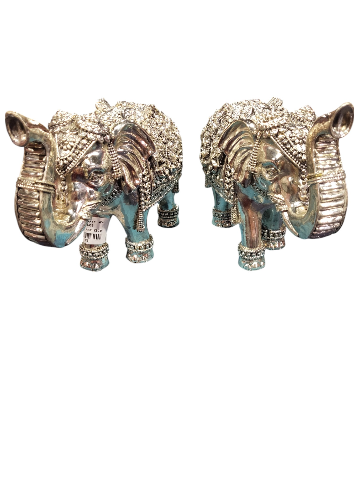ELEPHANT 11 INCH PAIR BASE