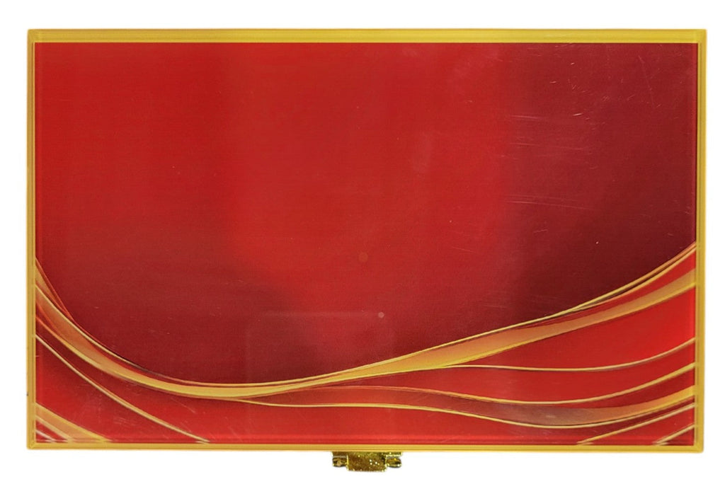BOX GOLD COIN PLAIN - RED (100X10) WITH GOLD COIN PLAIN TREE - RED 1000MG  (100X10)
