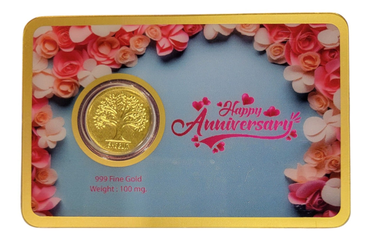 GOLD COIN HAPPY ANNIVERSARY - SKYBLUE/PINK FL 100MG WITH BOX