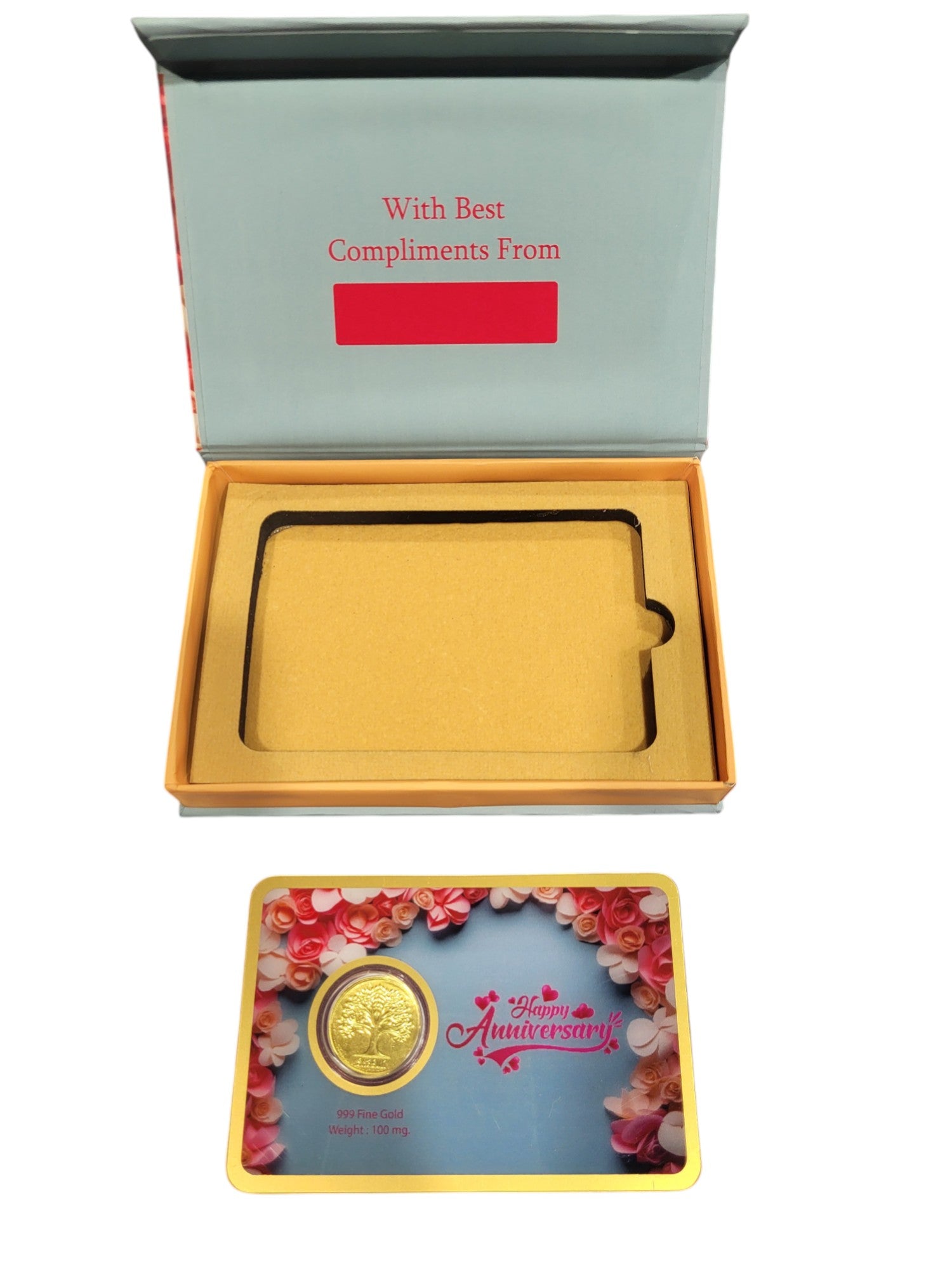 GOLD COIN HAPPY ANNIVERSARY - SKYBLUE/PINK FL 100MG WITH BOX