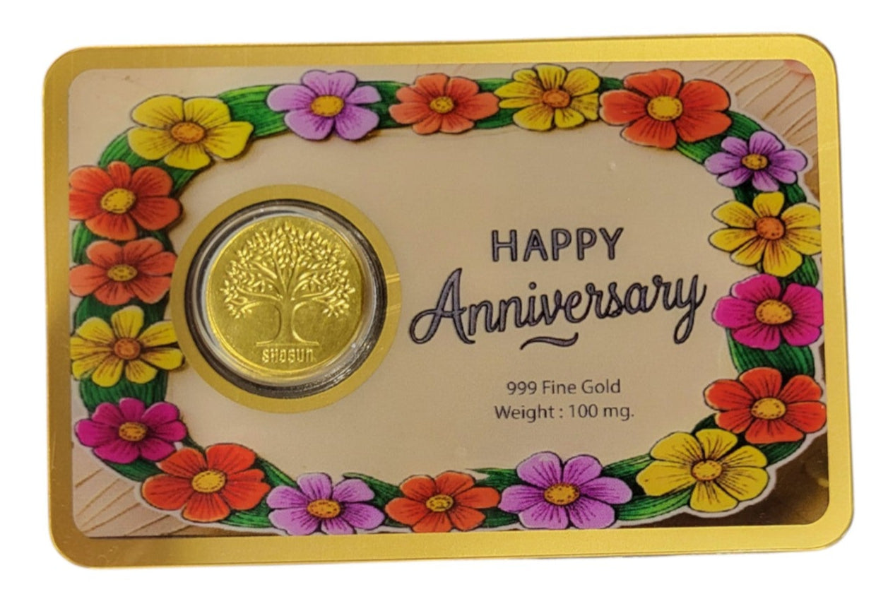 GOLD COIN HAPPY ANNIVERSARY - WH/BRN FL 100MG WITH BOX