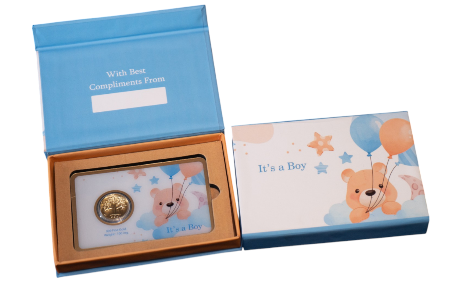 GOLD COIN ITS BOY - BLUE 100MG WITH BOX