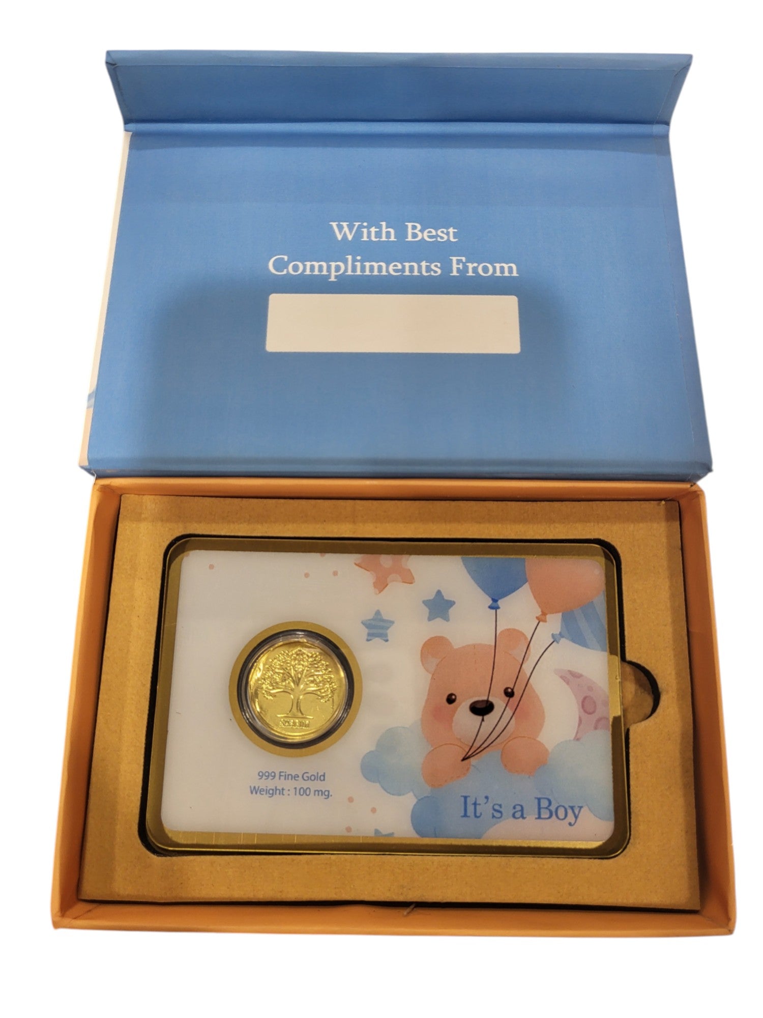 GOLD COIN ITS BOY - BLUE 100MG WITH BOX