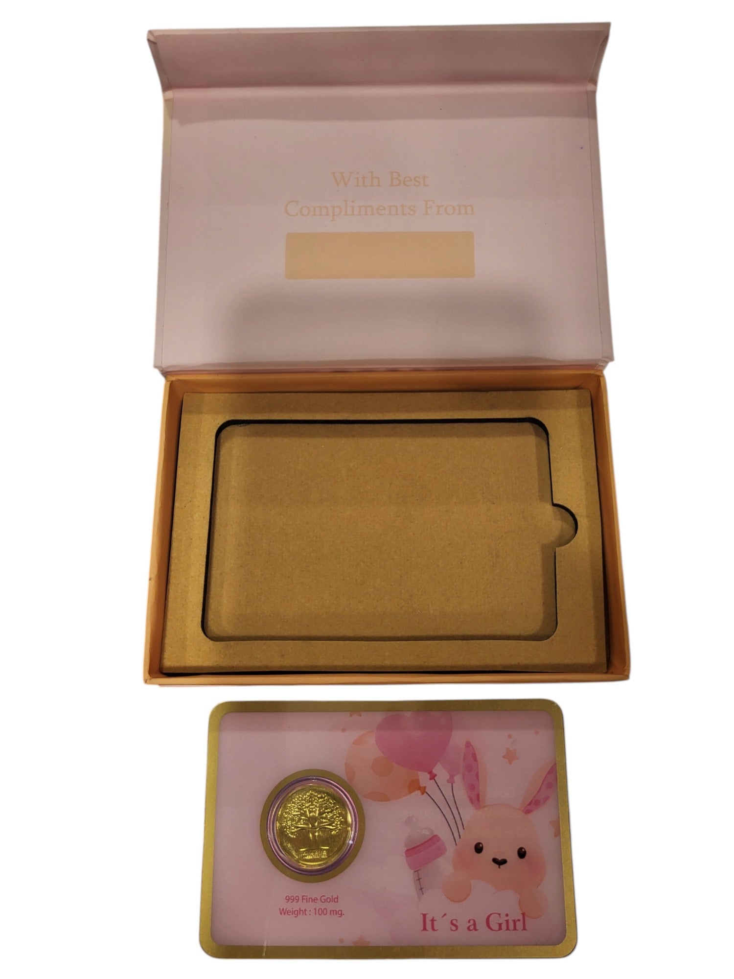 GOLD COIN ITS GIRL - PINK 100MG WITH BOX