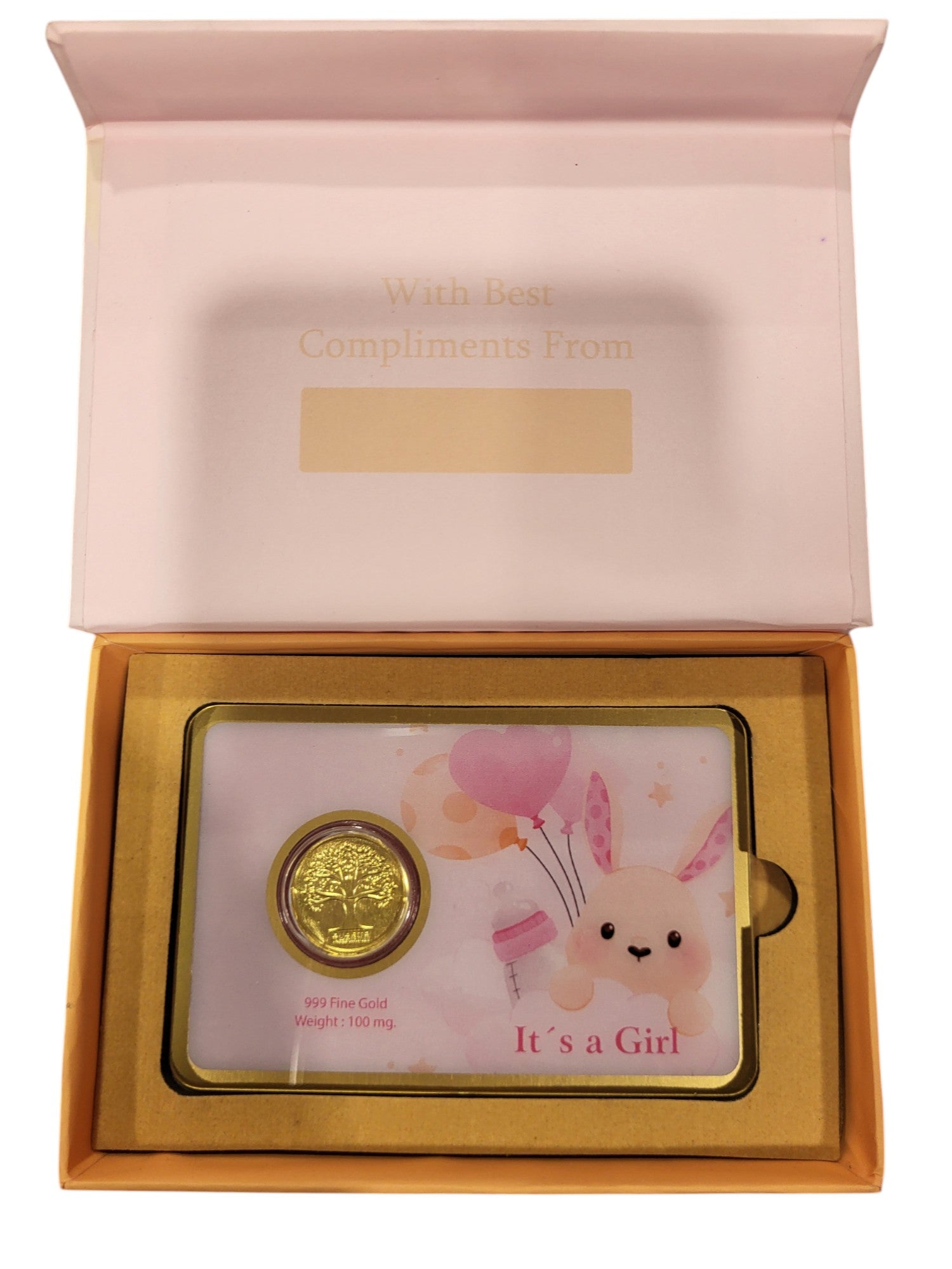 GOLD COIN ITS GIRL - PINK 100MG WITH BOX