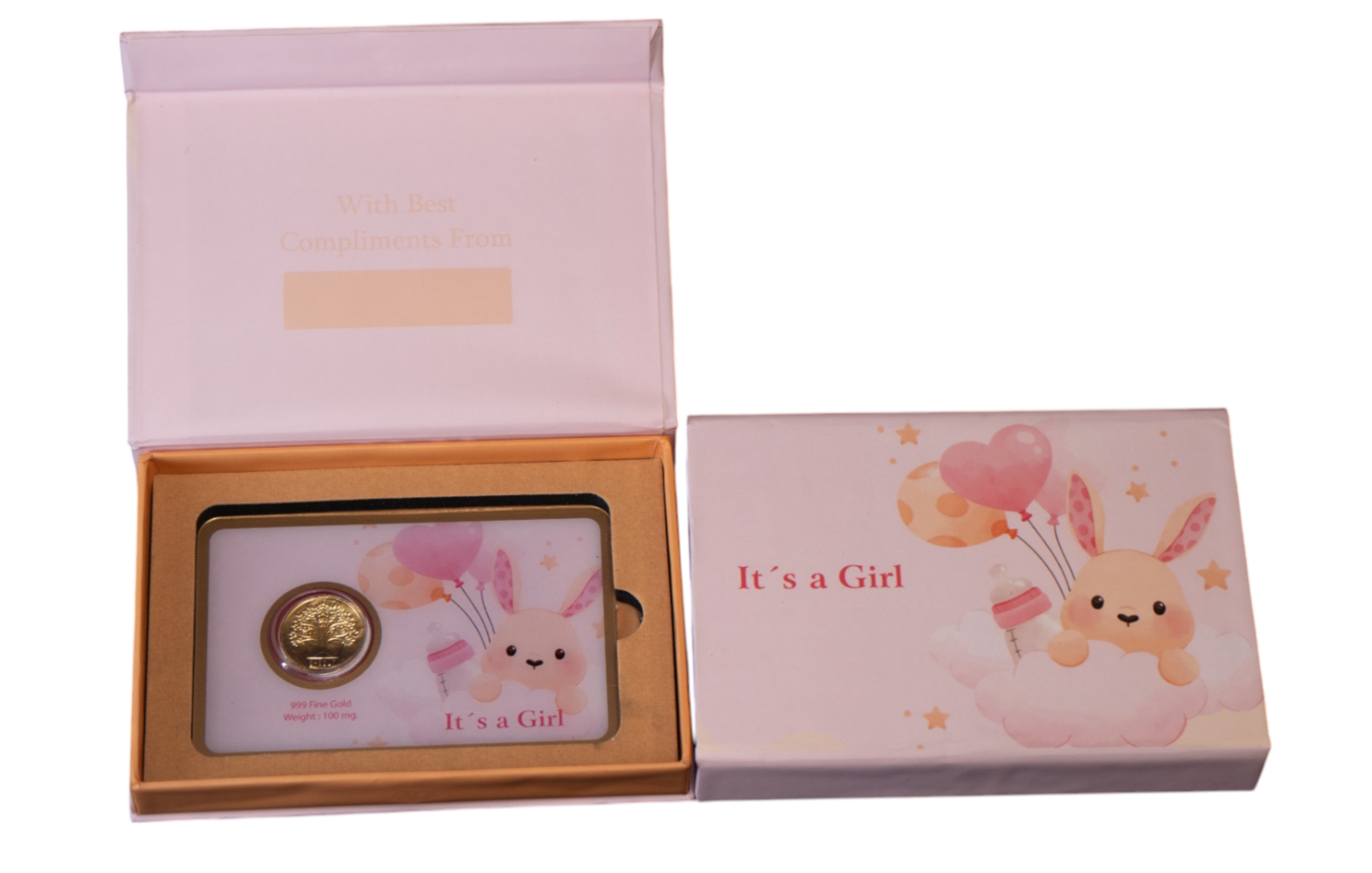 GOLD COIN ITS GIRL - PINK 100MG WITH BOX