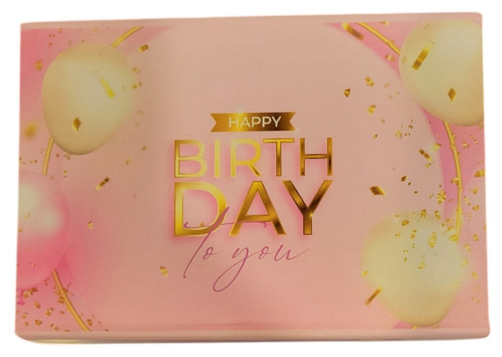 GOLD COIN HAPPY BIRTHDAY - PINK 100MG WITH BOX
