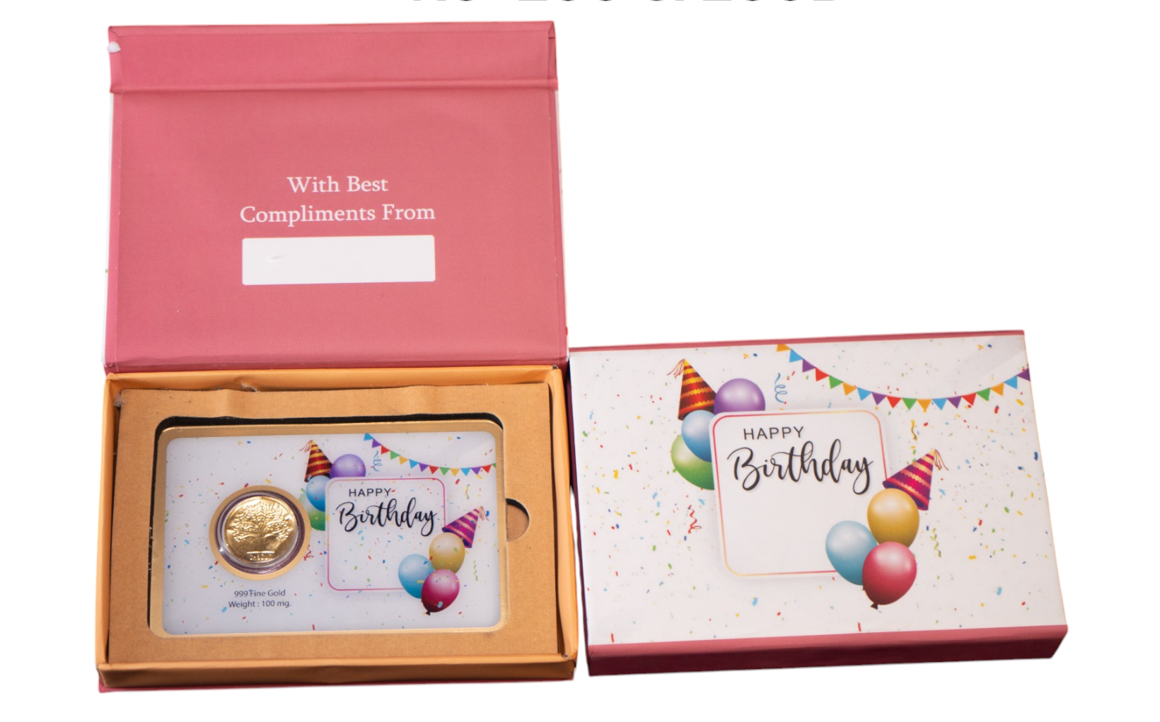 GOLD COIN HAPPY BIRTHDAY - WH/PURPLE 100MG WITH BOX