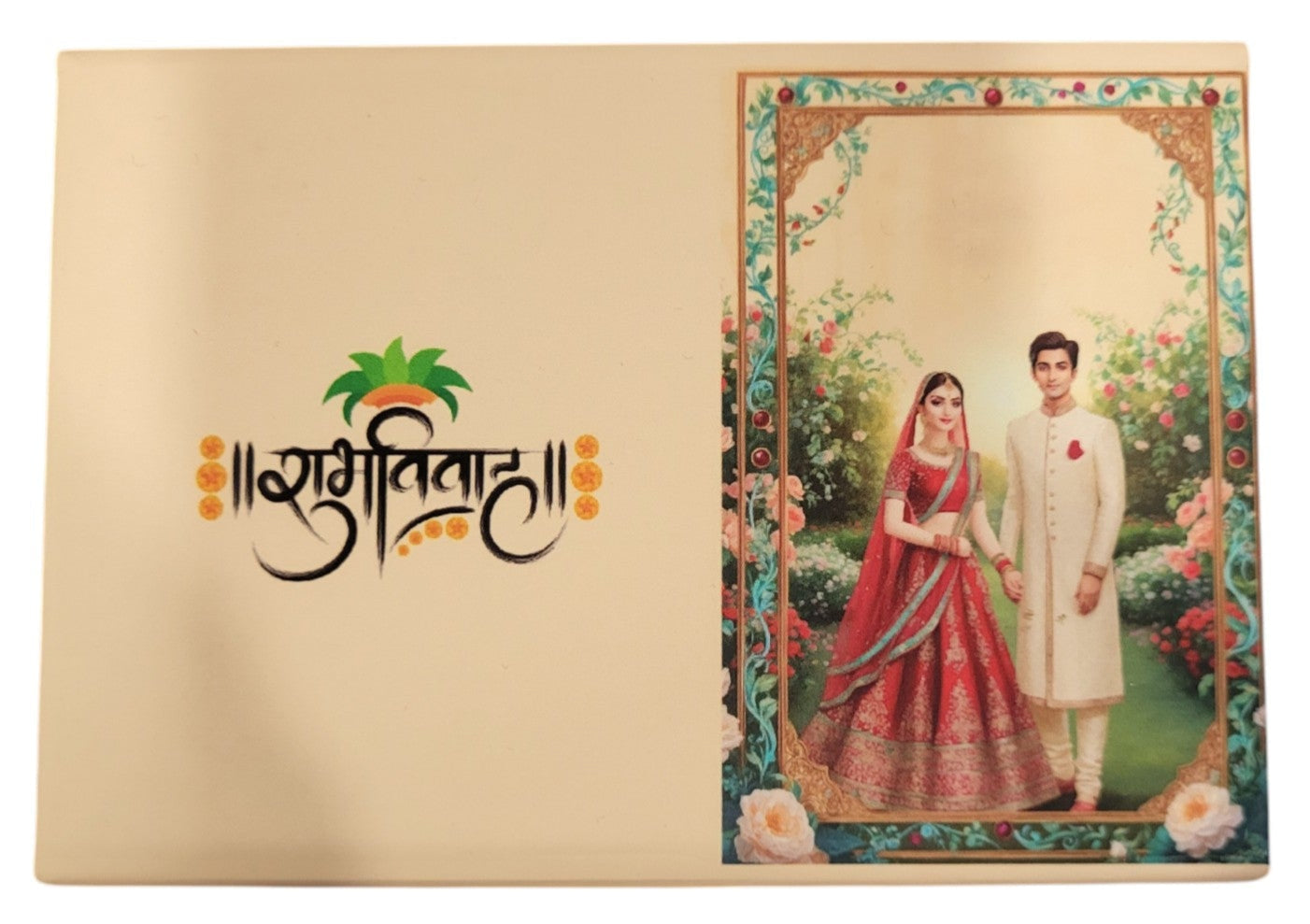 GOLD COIN SHUBH VIVAH HINDI - CREAM/GREEN  100MG WITH BOX